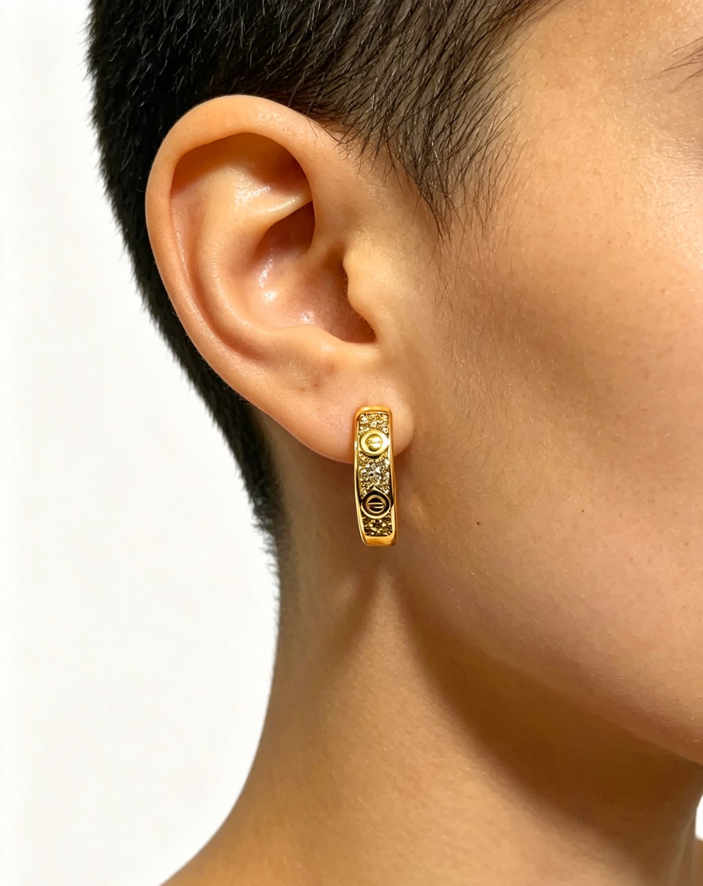 Cartier Love Hoop Earrings