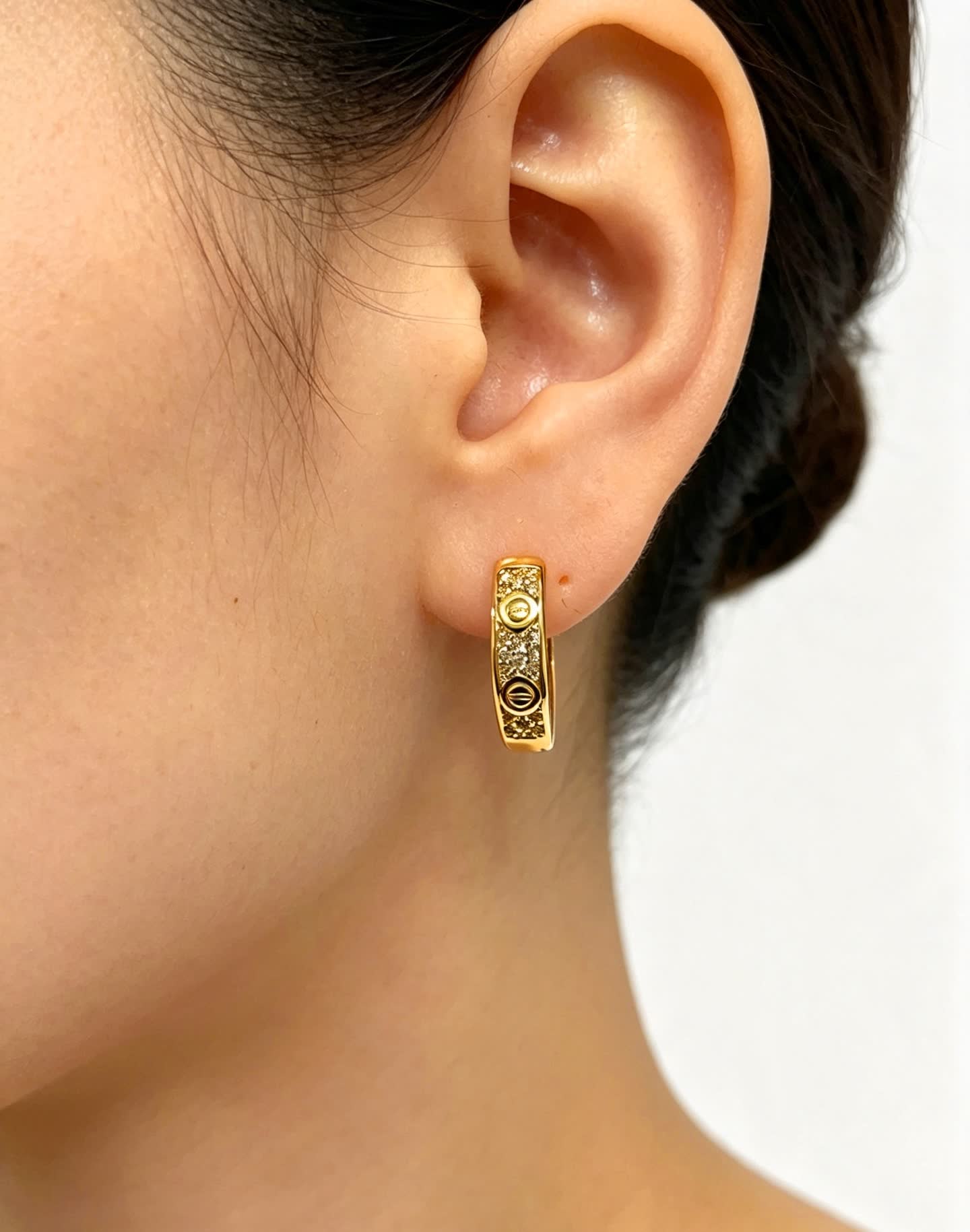Cartier Love Hoop Earrings