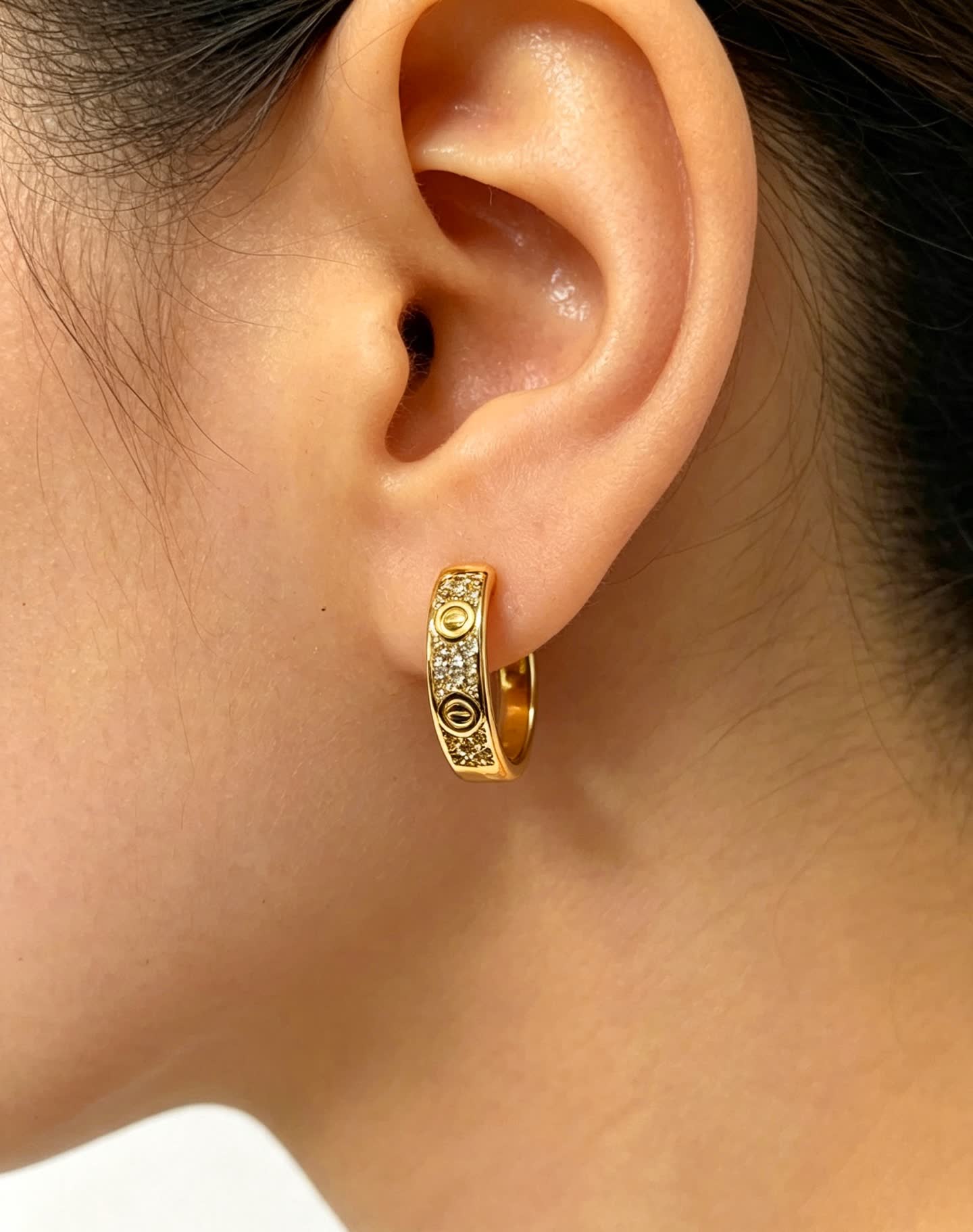 Cartier Love Hoop Earrings