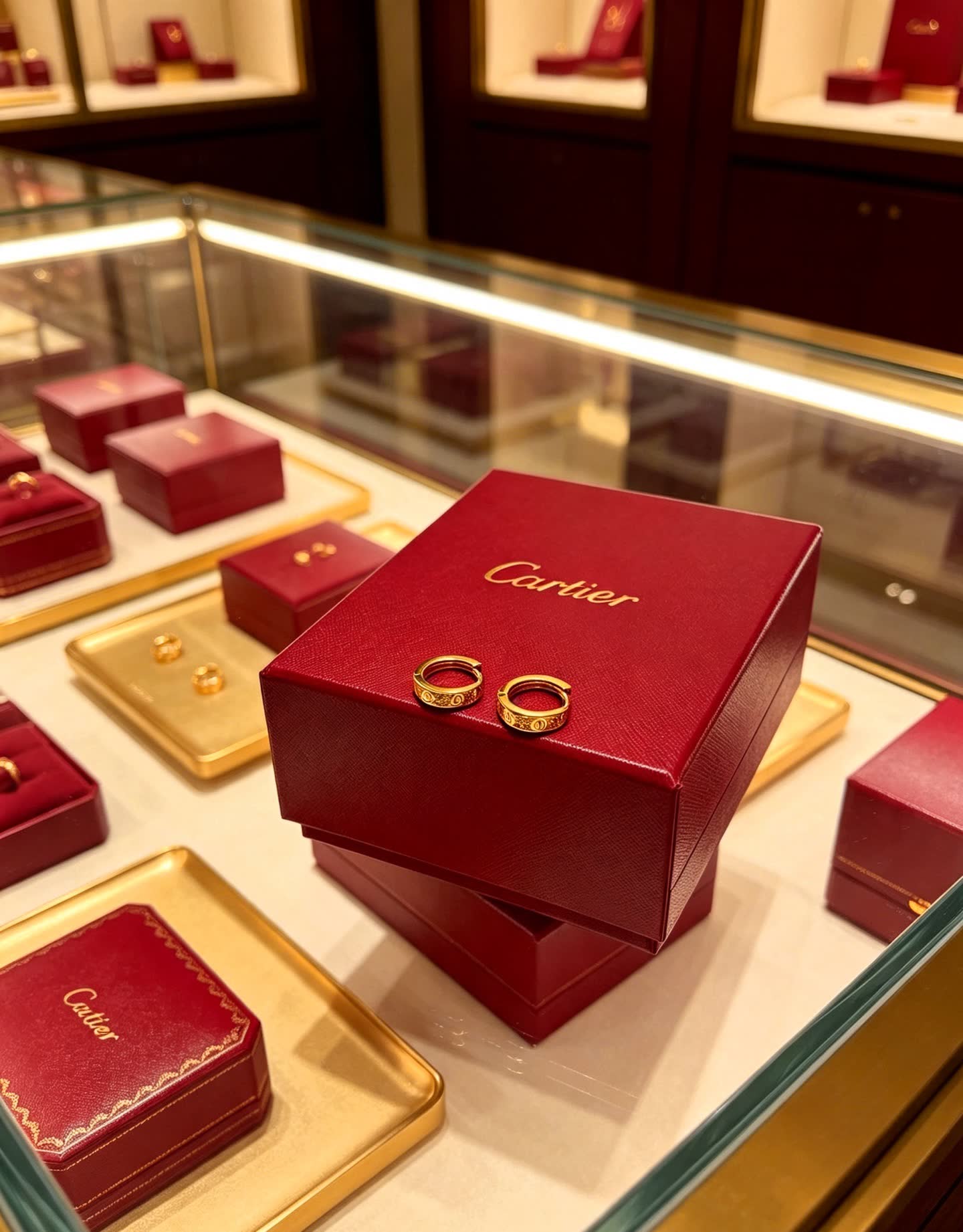 Cartier Love Hoop Earrings