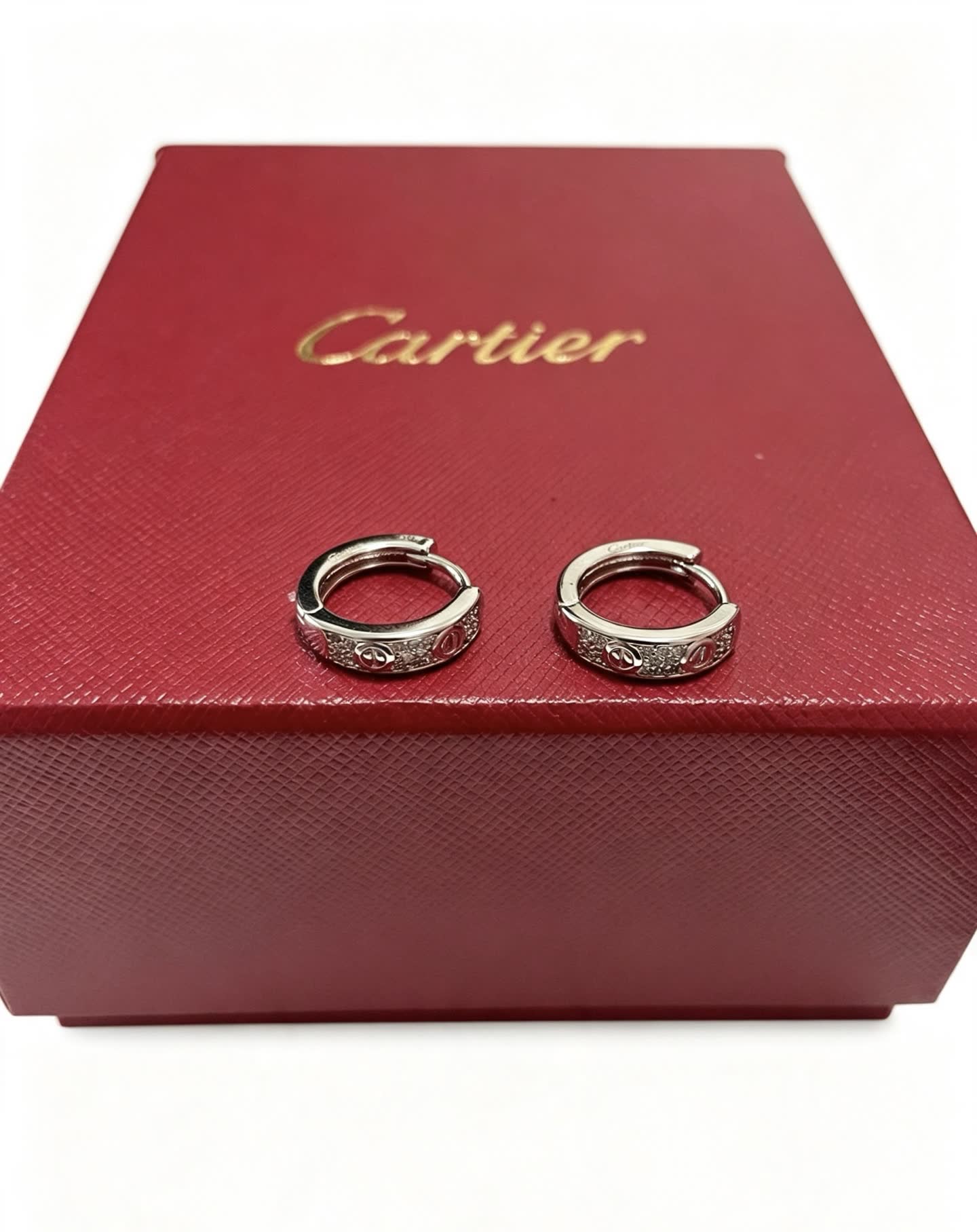 Cartier Love Hoop Earrings