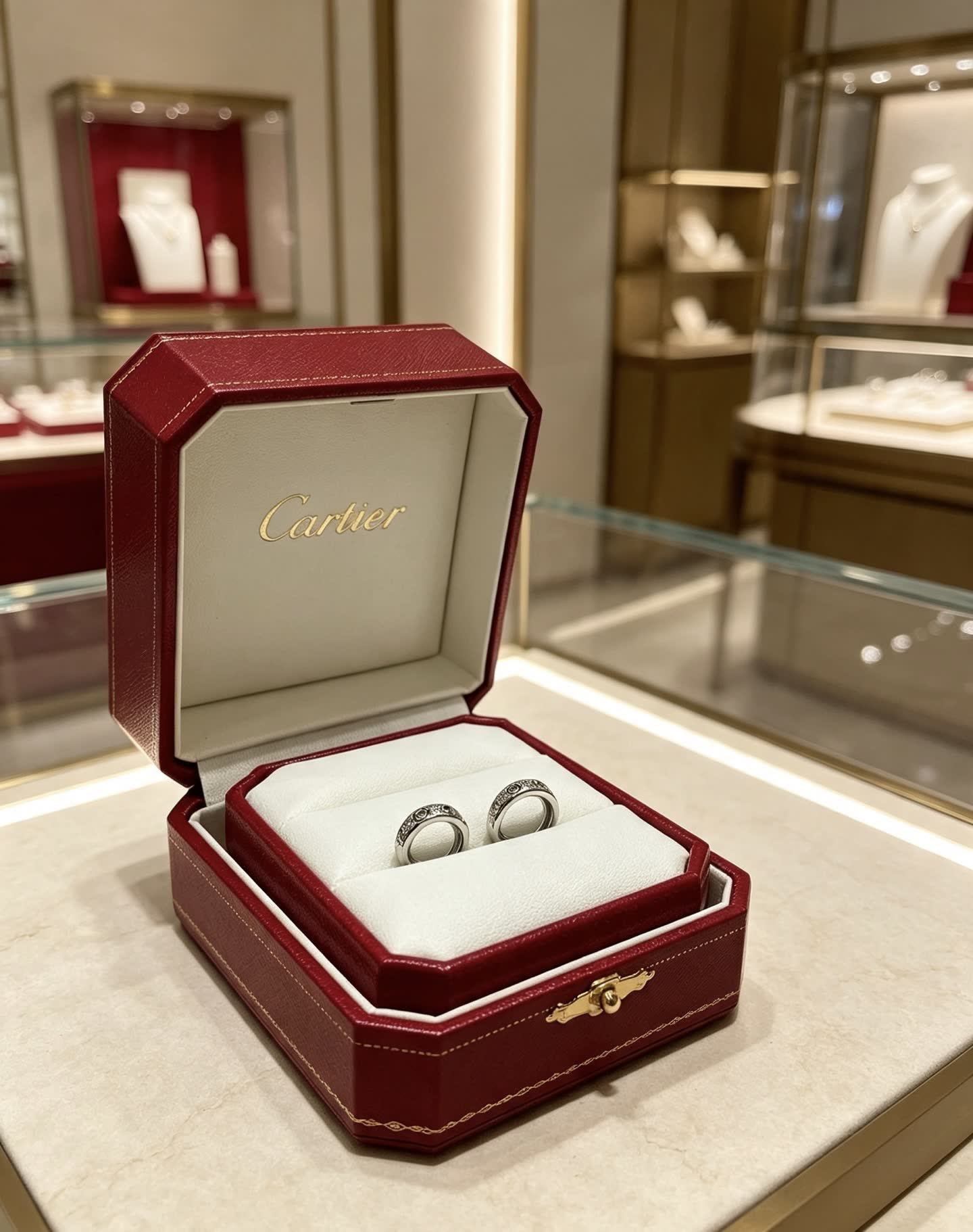 Cartier Love Hoop Earrings