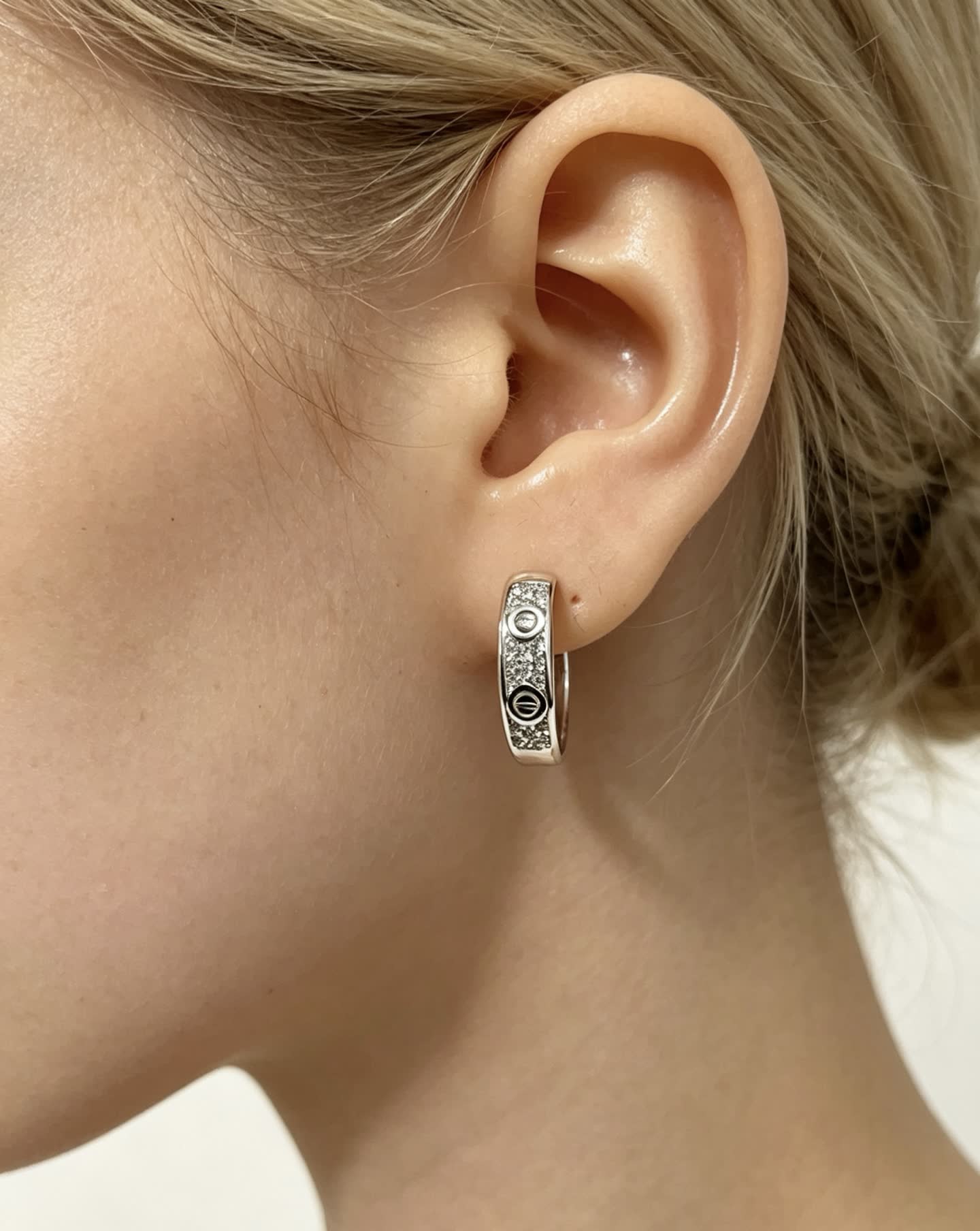 Cartier Love Hoop Earrings