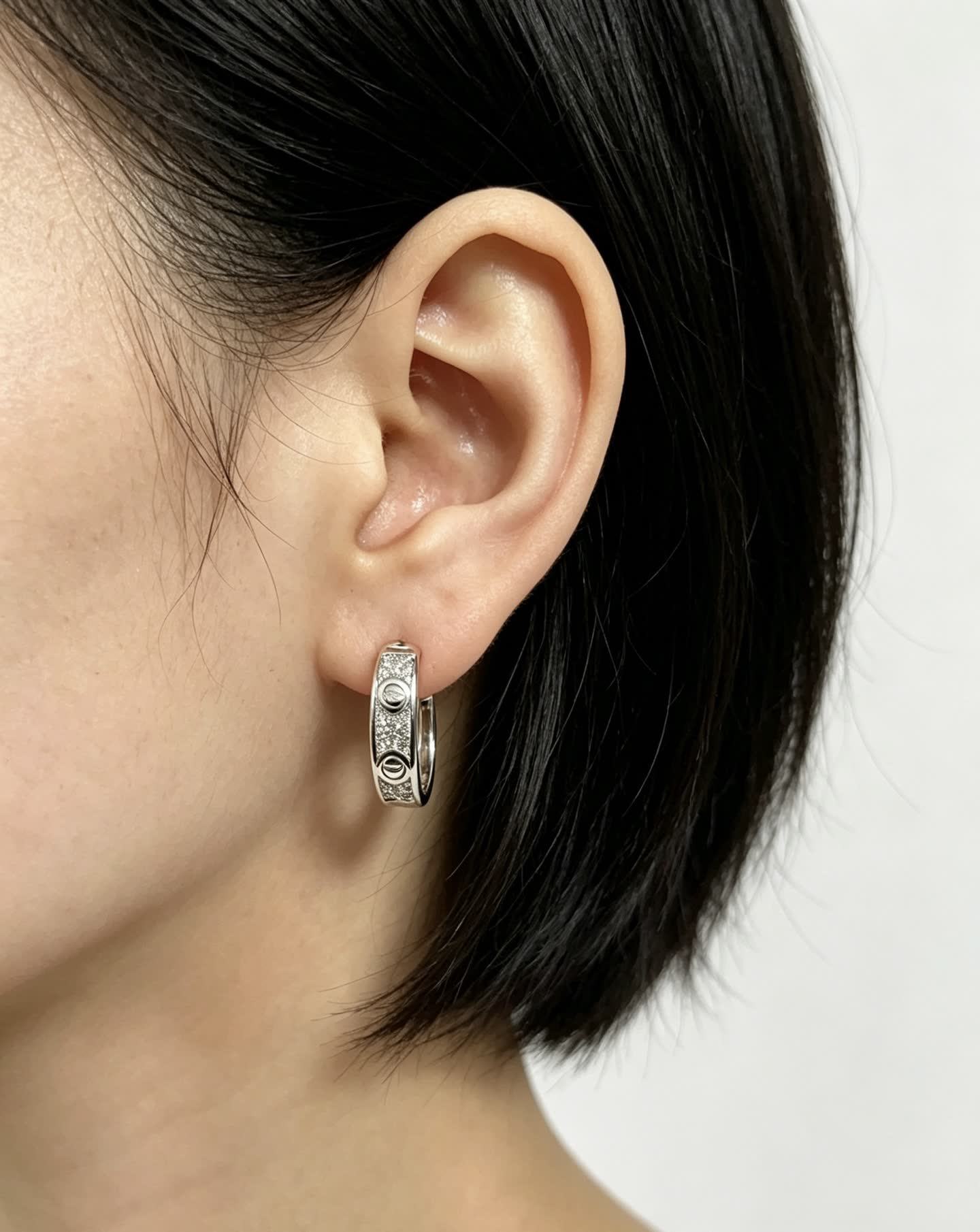 Cartier Love Hoop Earrings