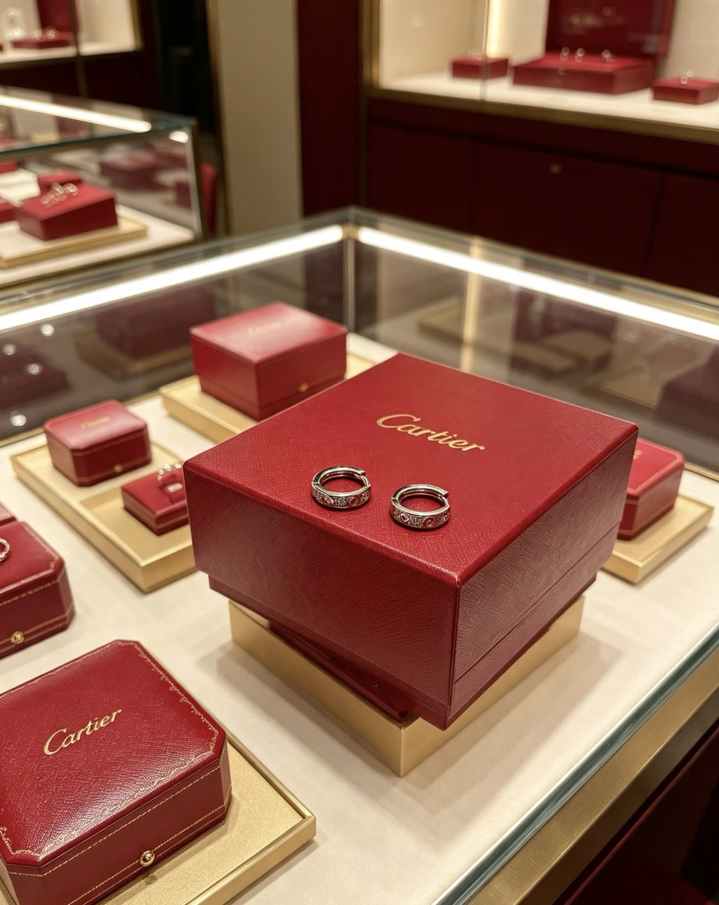 Cartier Love Hoop Earrings