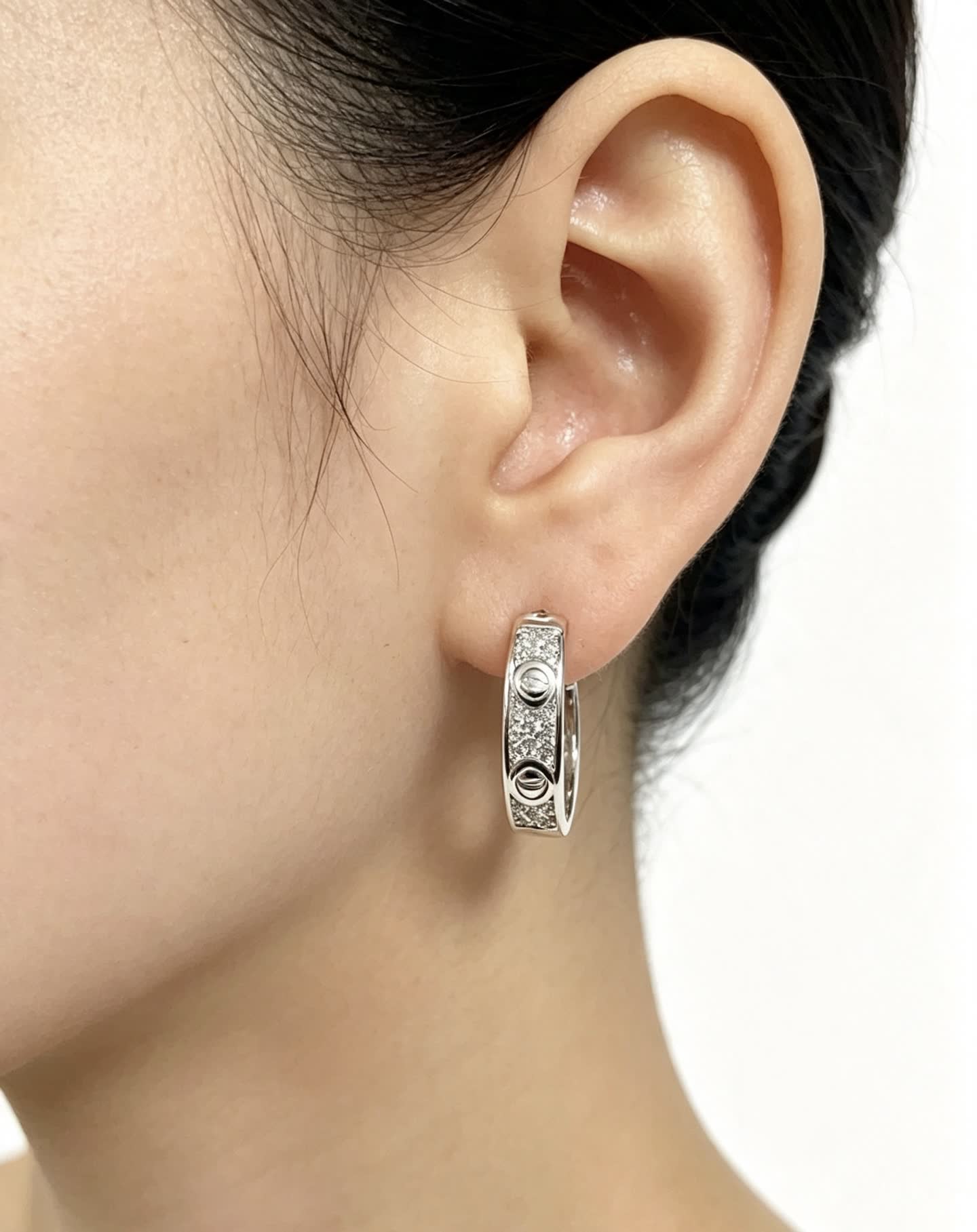 Cartier Love Hoop Earrings