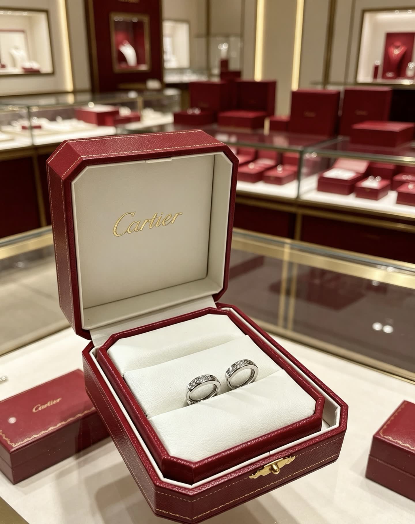 Cartier Love Hoop Earrings