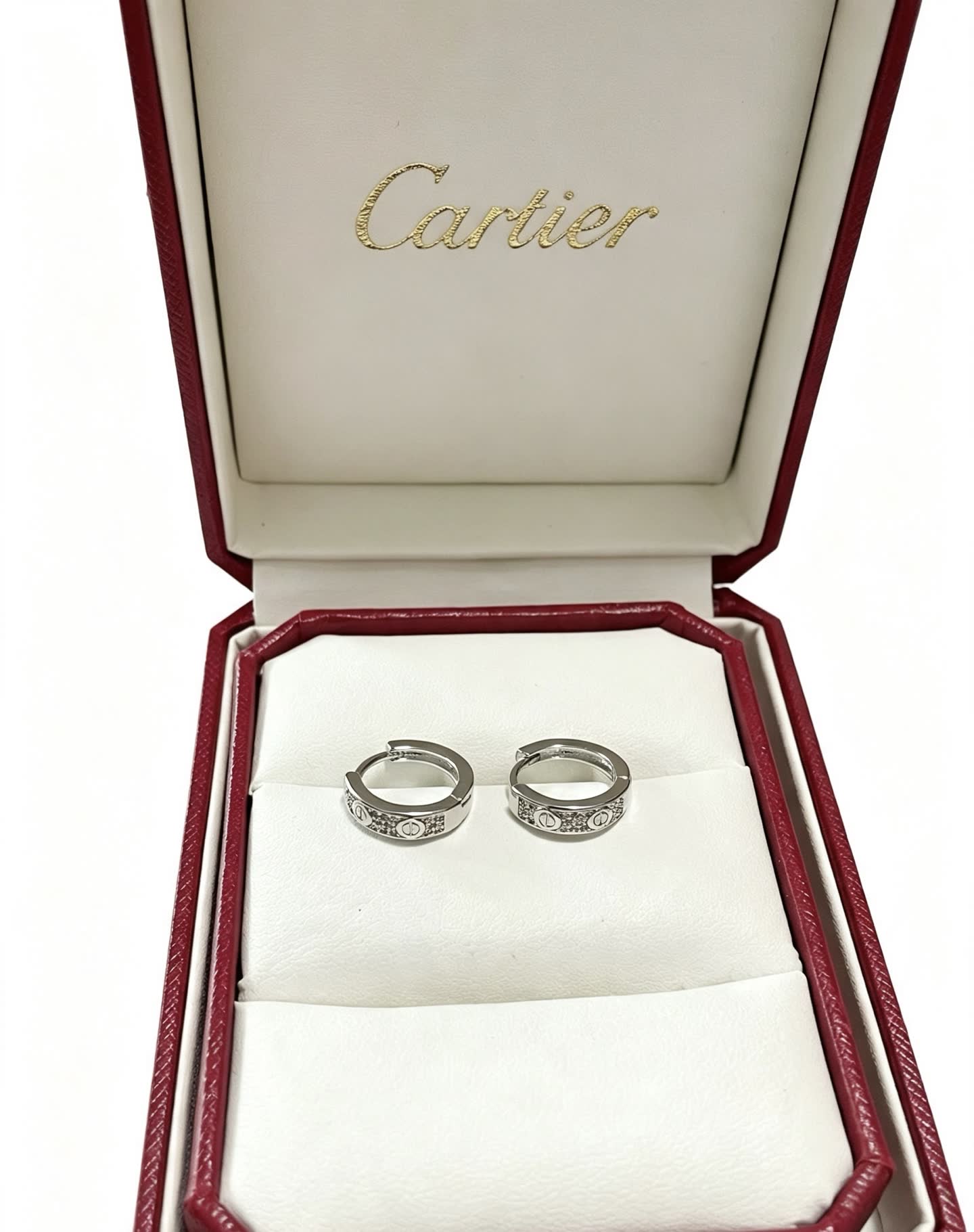 Cartier Love Hoop Earrings