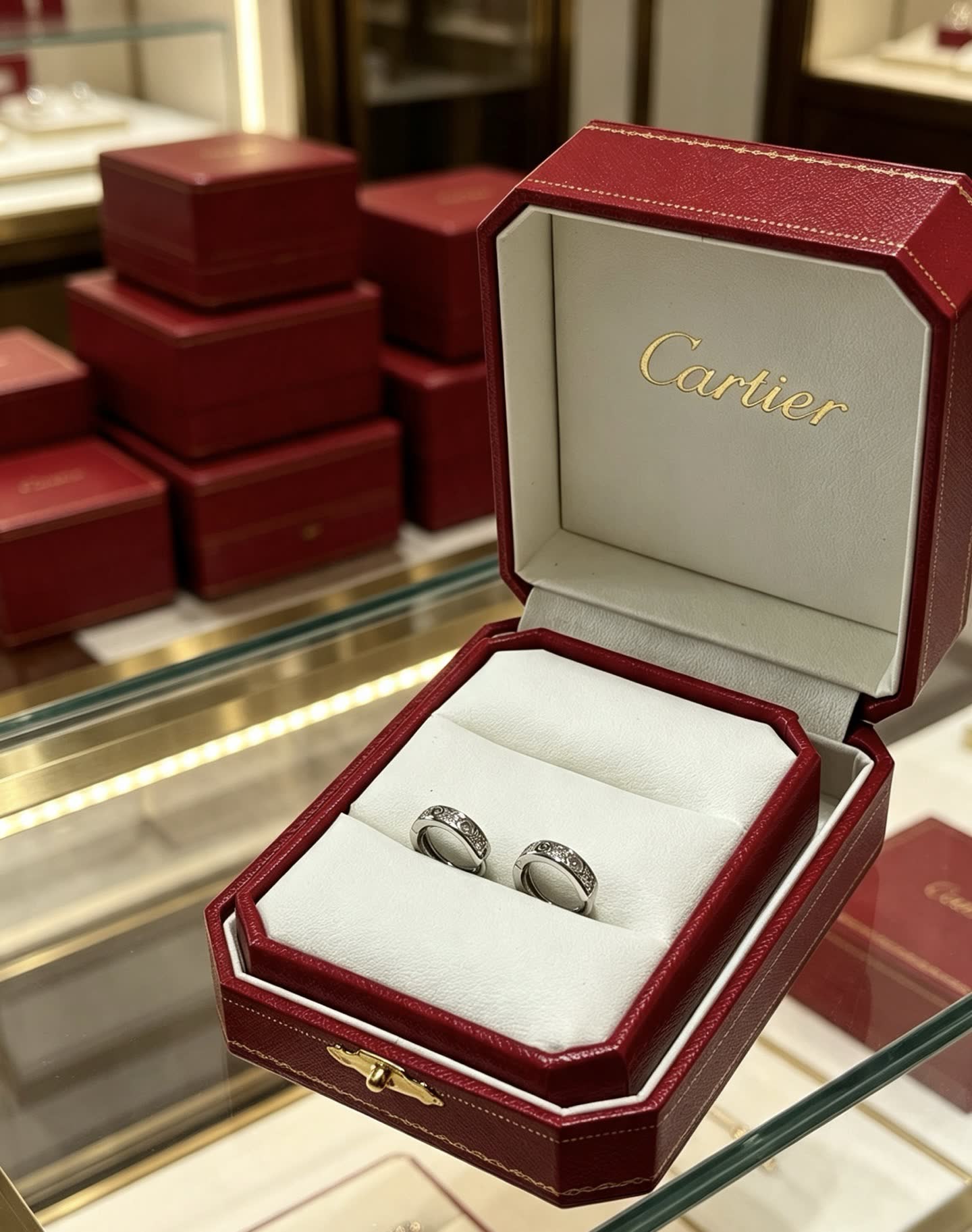 Cartier Love Hoop Earrings