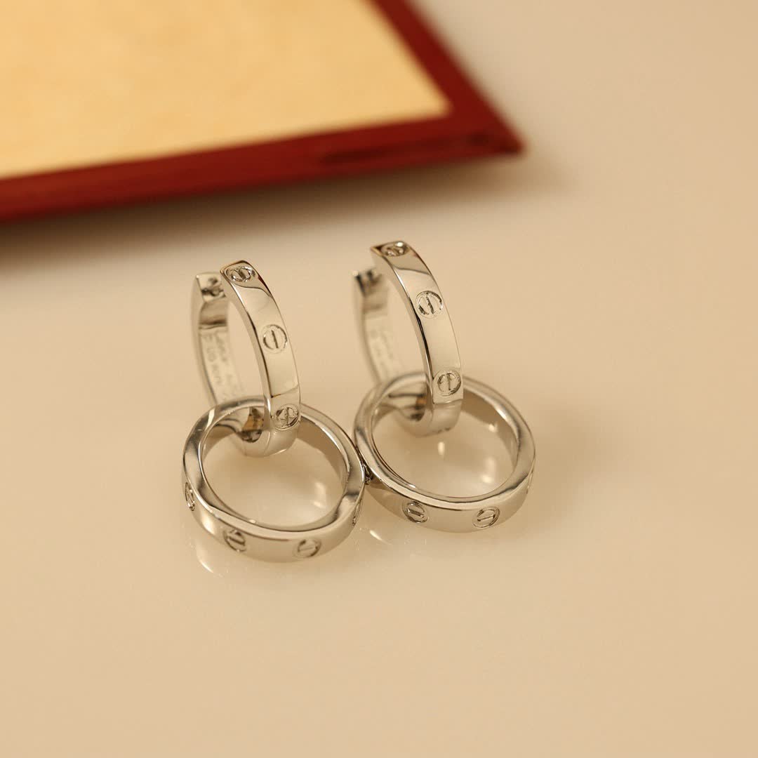 Cartier Love Hoop Earrings