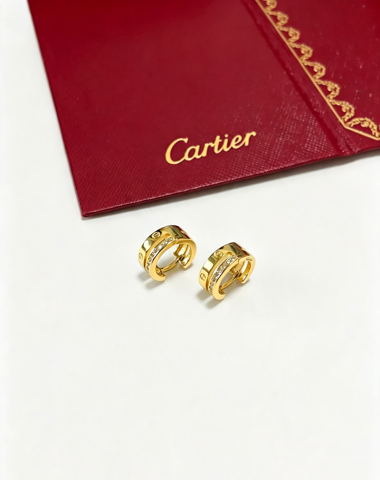 Cartier Love Hoop Earrings