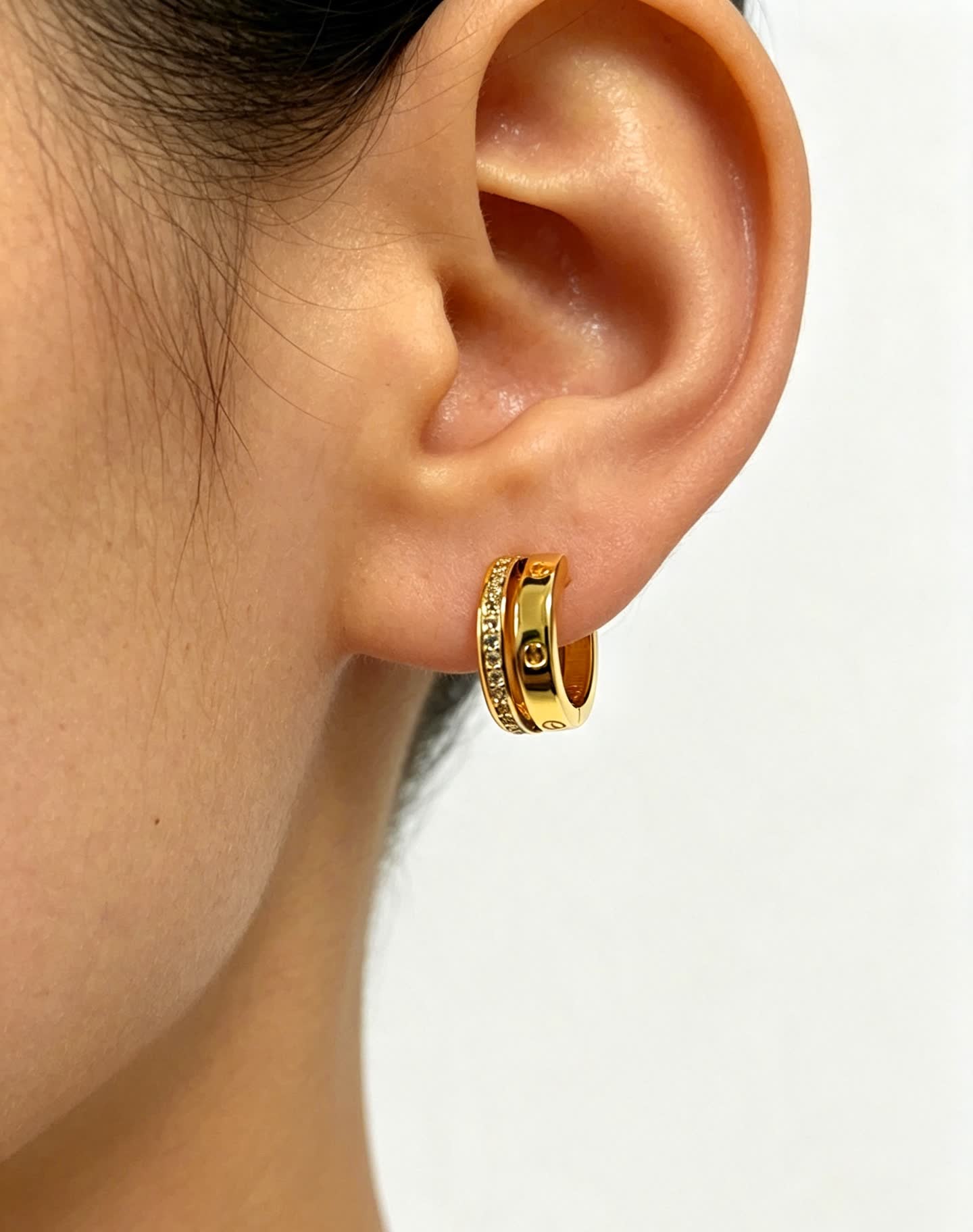 Cartier Love Hoop Earrings