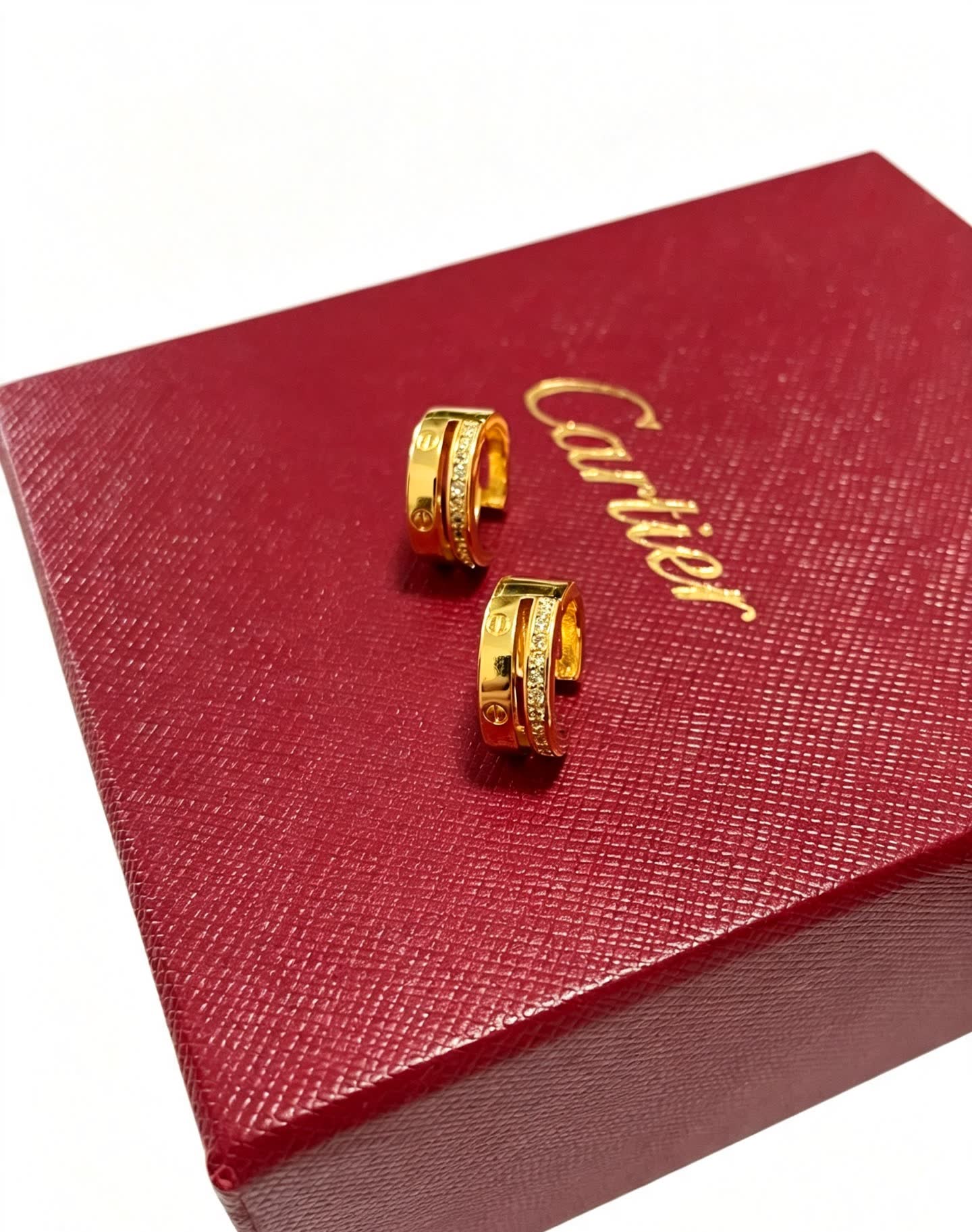 Cartier Love Hoop Earrings