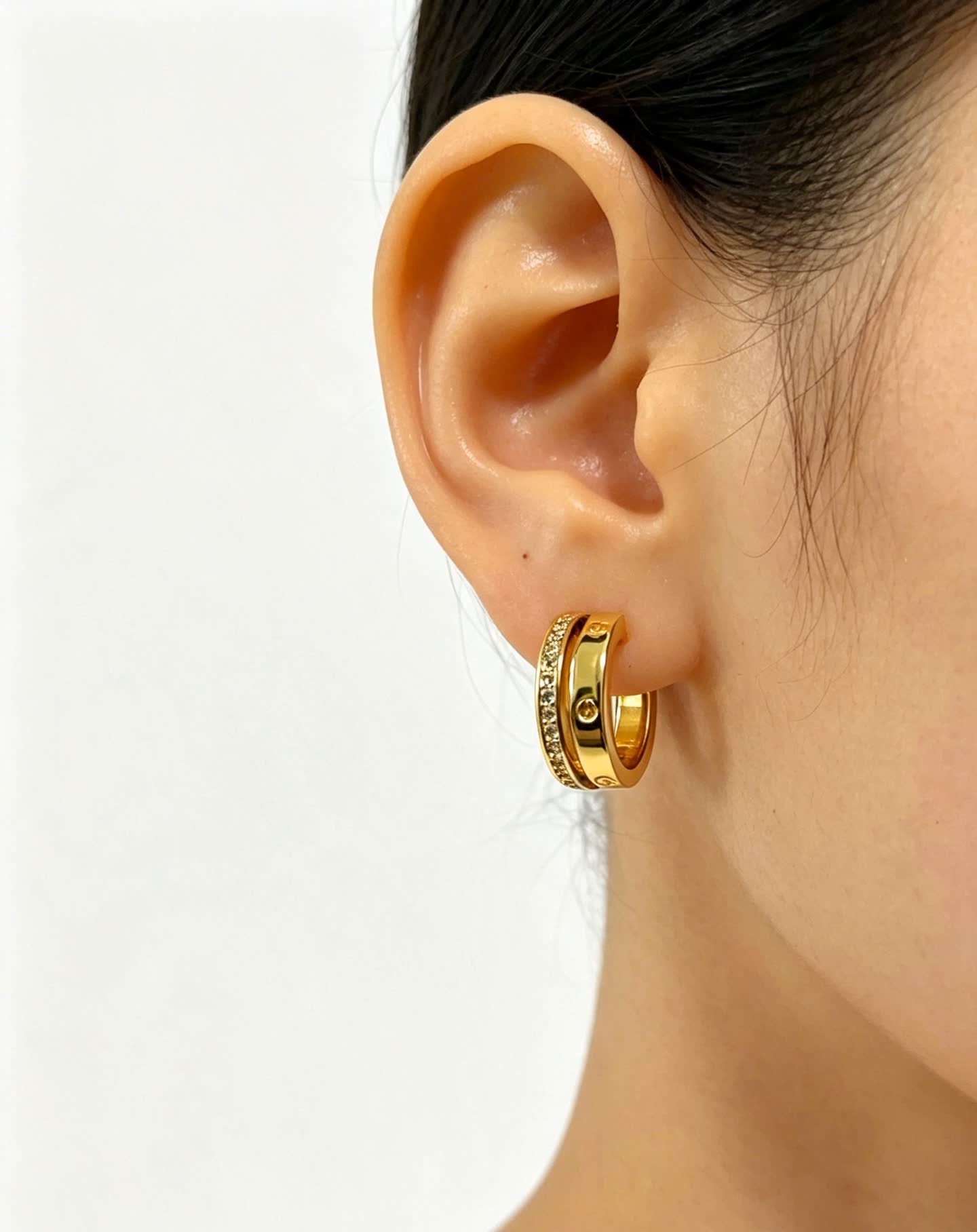 Cartier Love Hoop Earrings