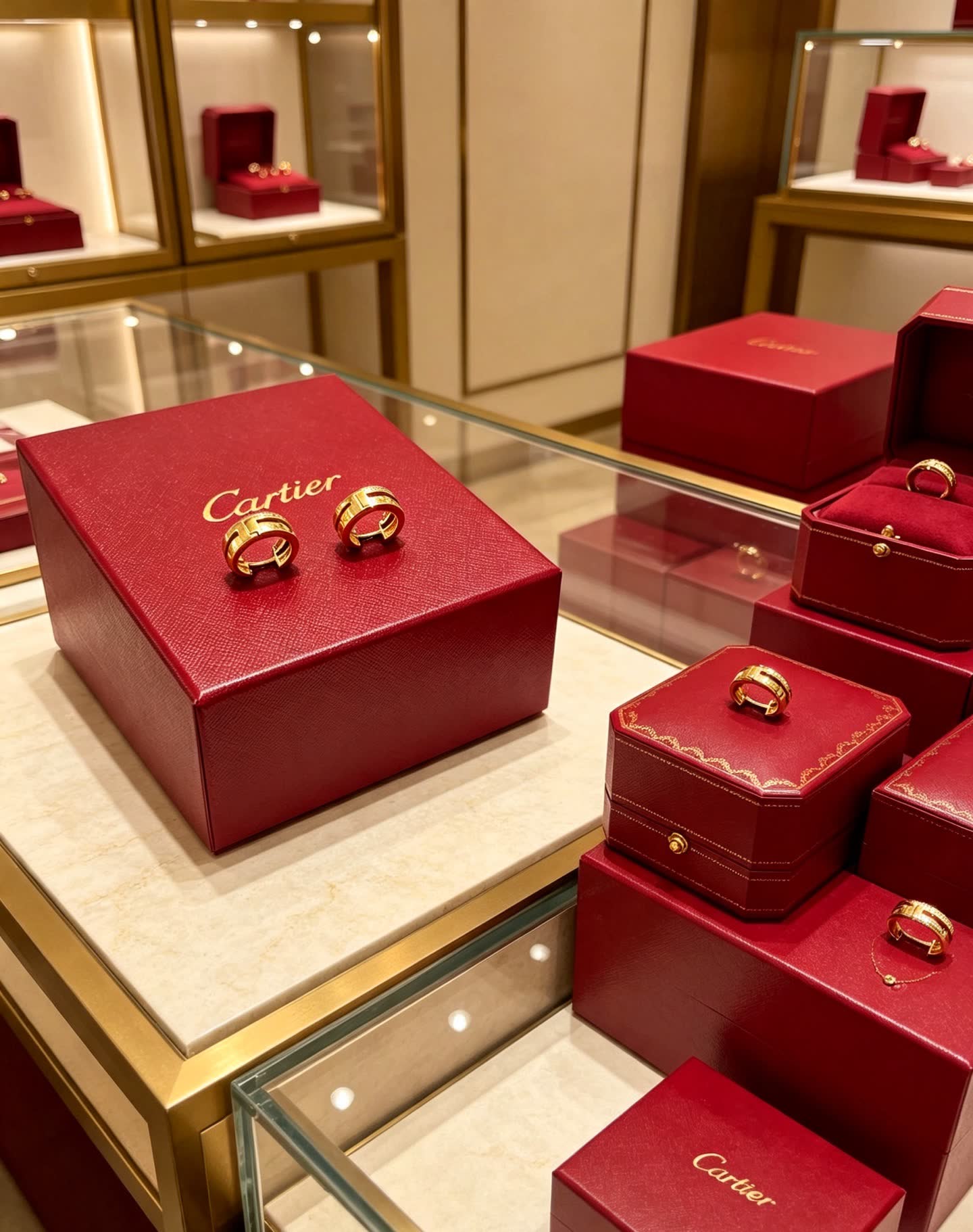 Cartier Love Hoop Earrings