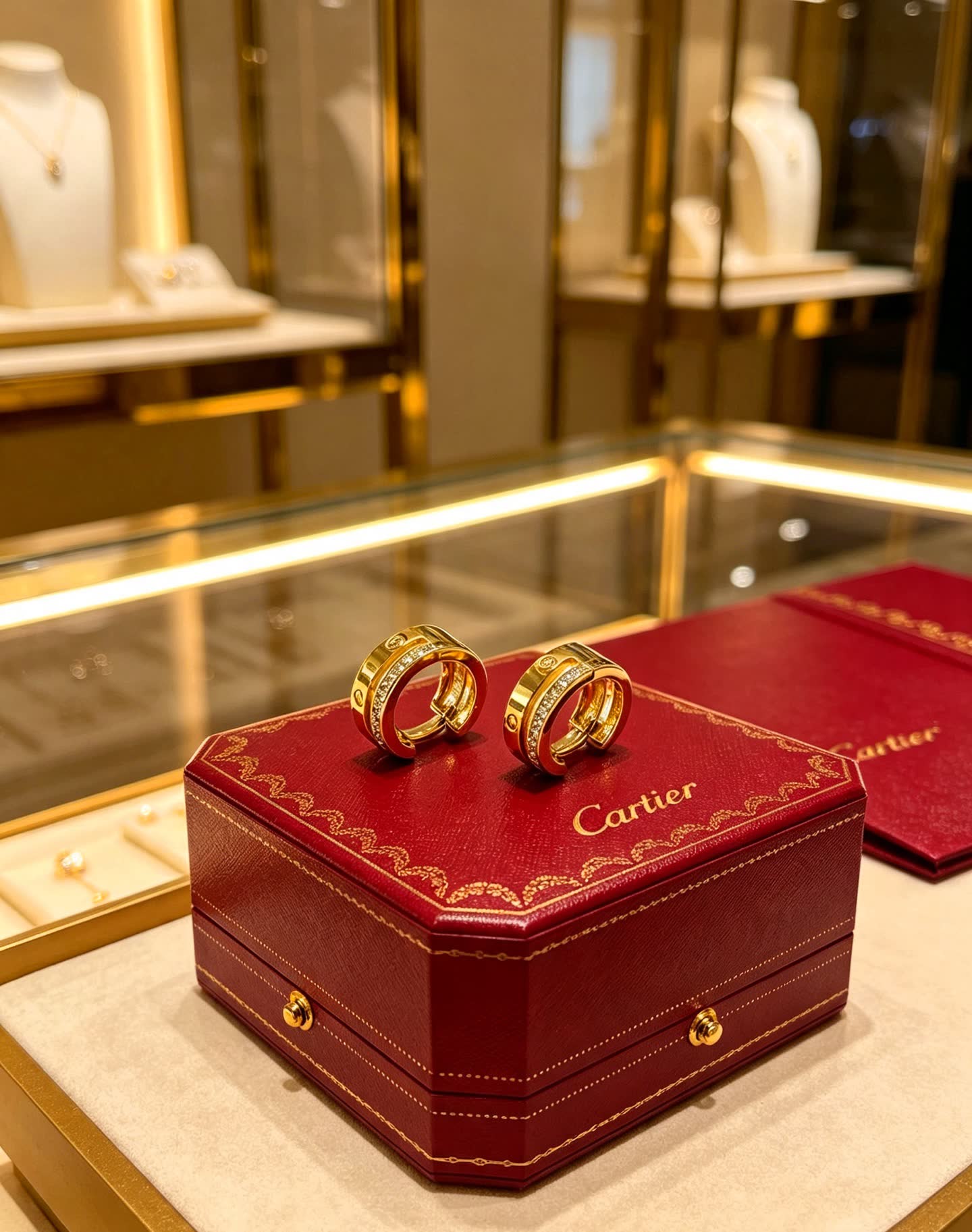 Cartier Love Hoop Earrings