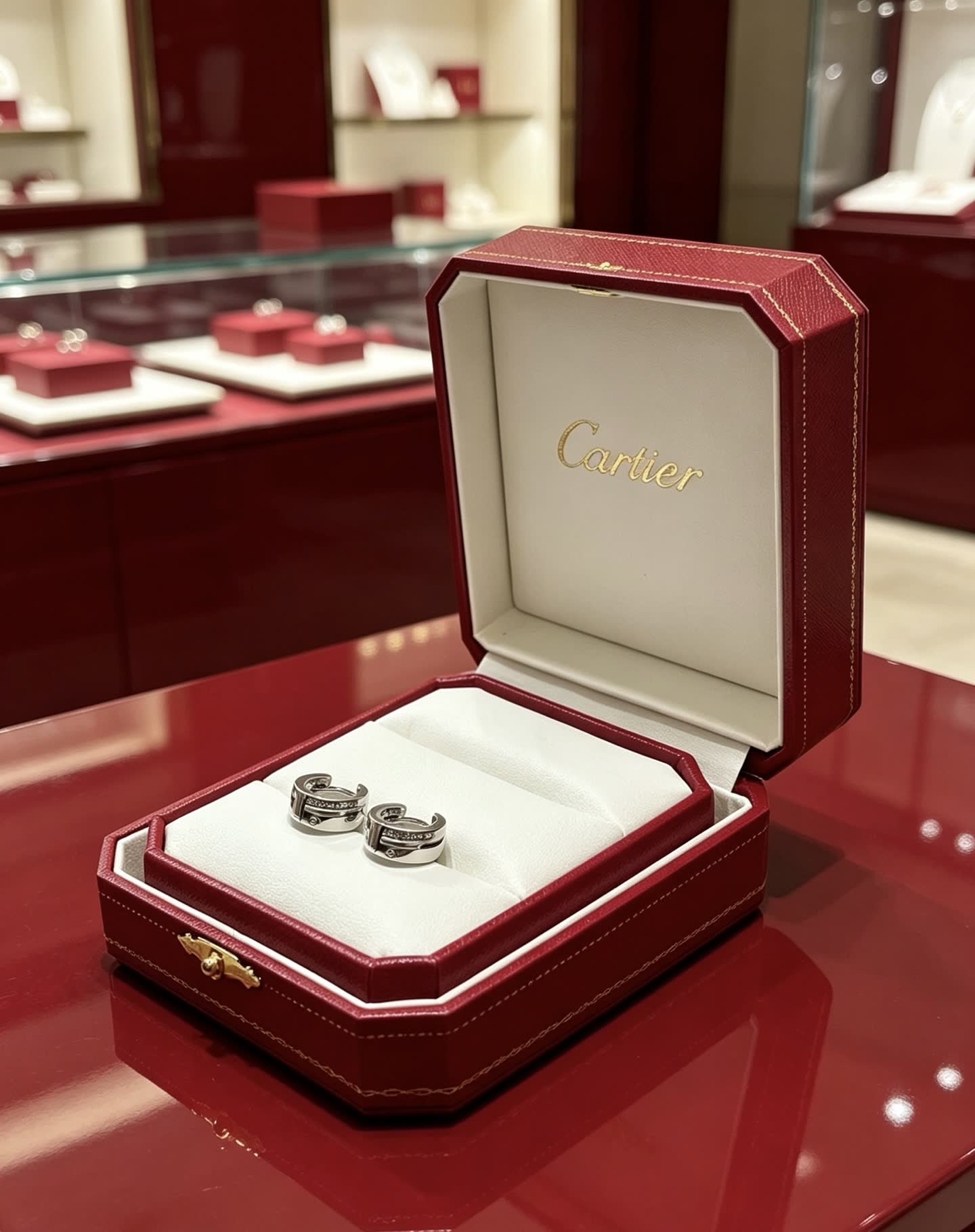 Cartier Love Hoop Earrings