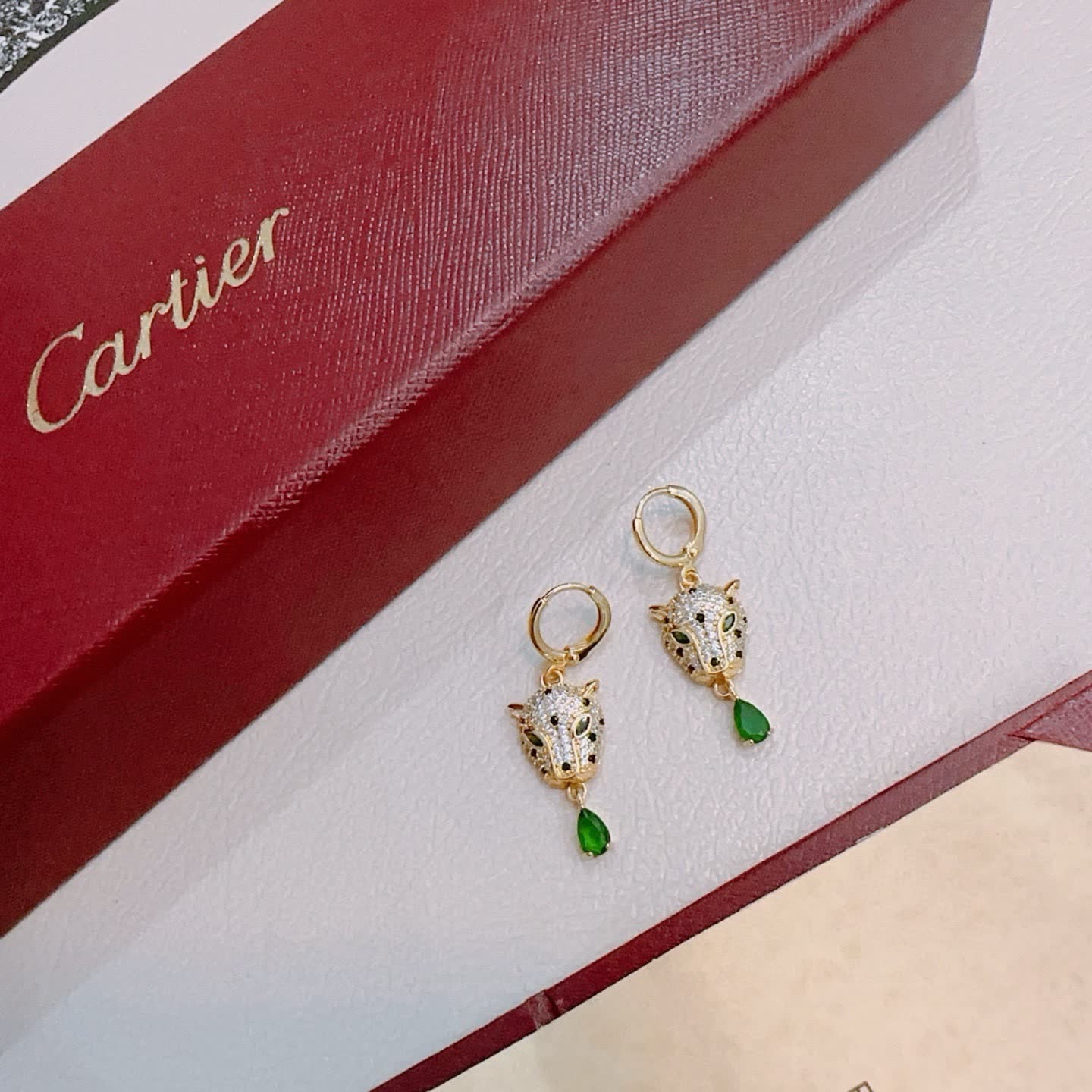 Cartier Leopard Earrings