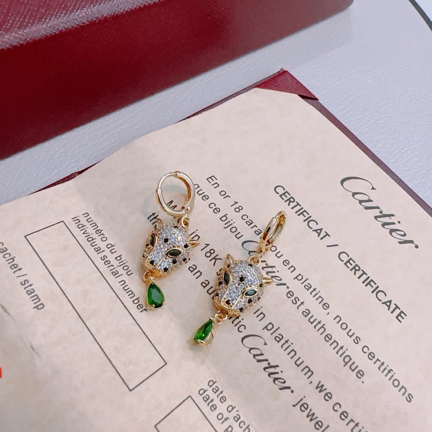 Cartier Leopard Earrings