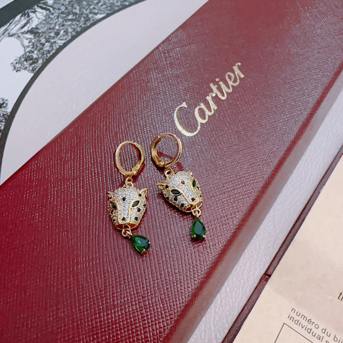 Cartier Leopard Earrings