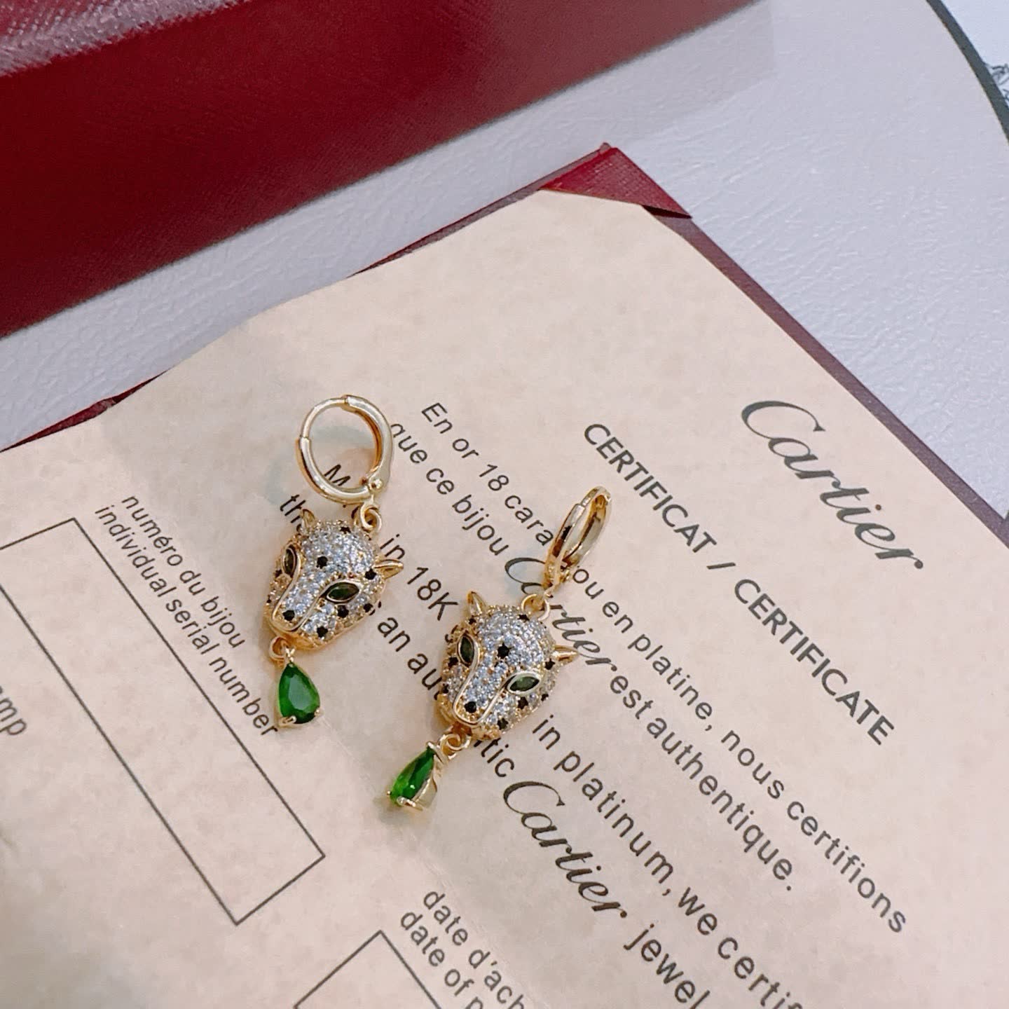 Cartier Leopard Earrings