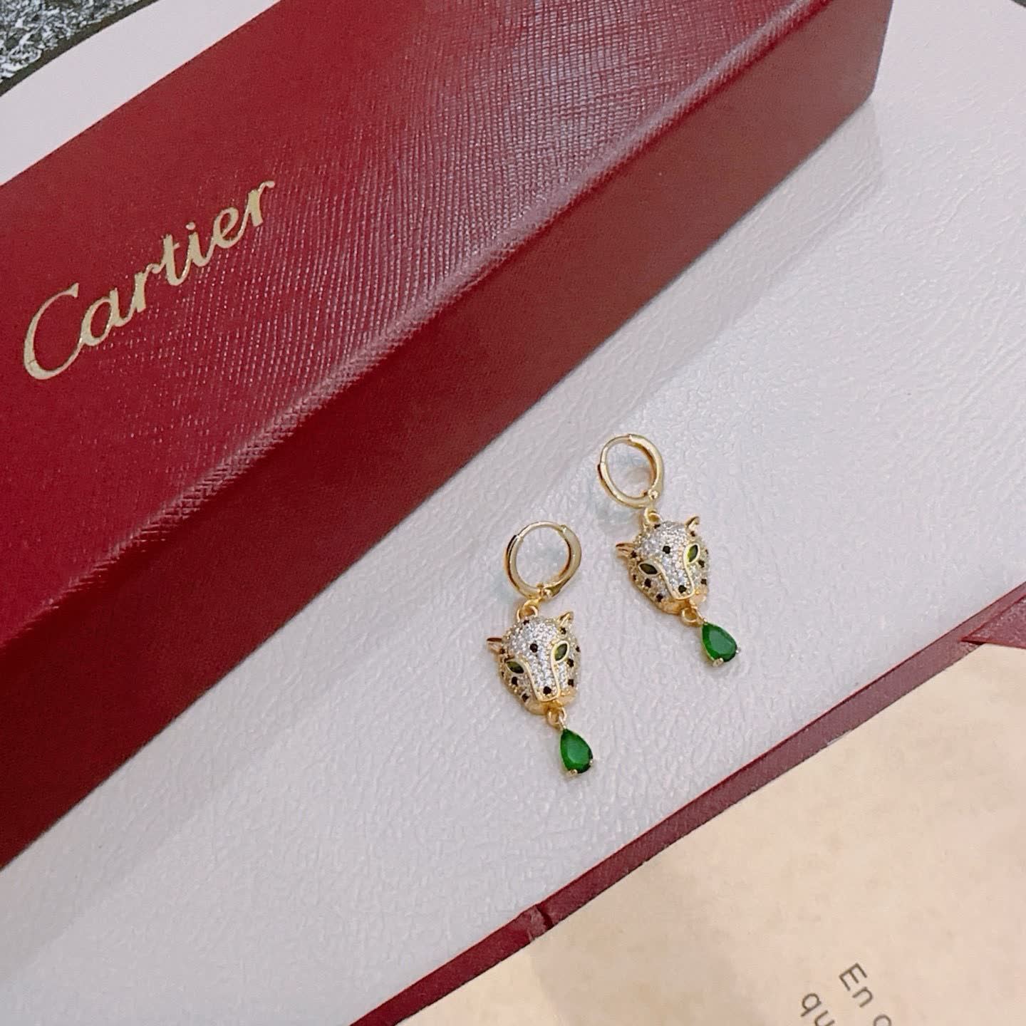 Cartier Leopard Earrings