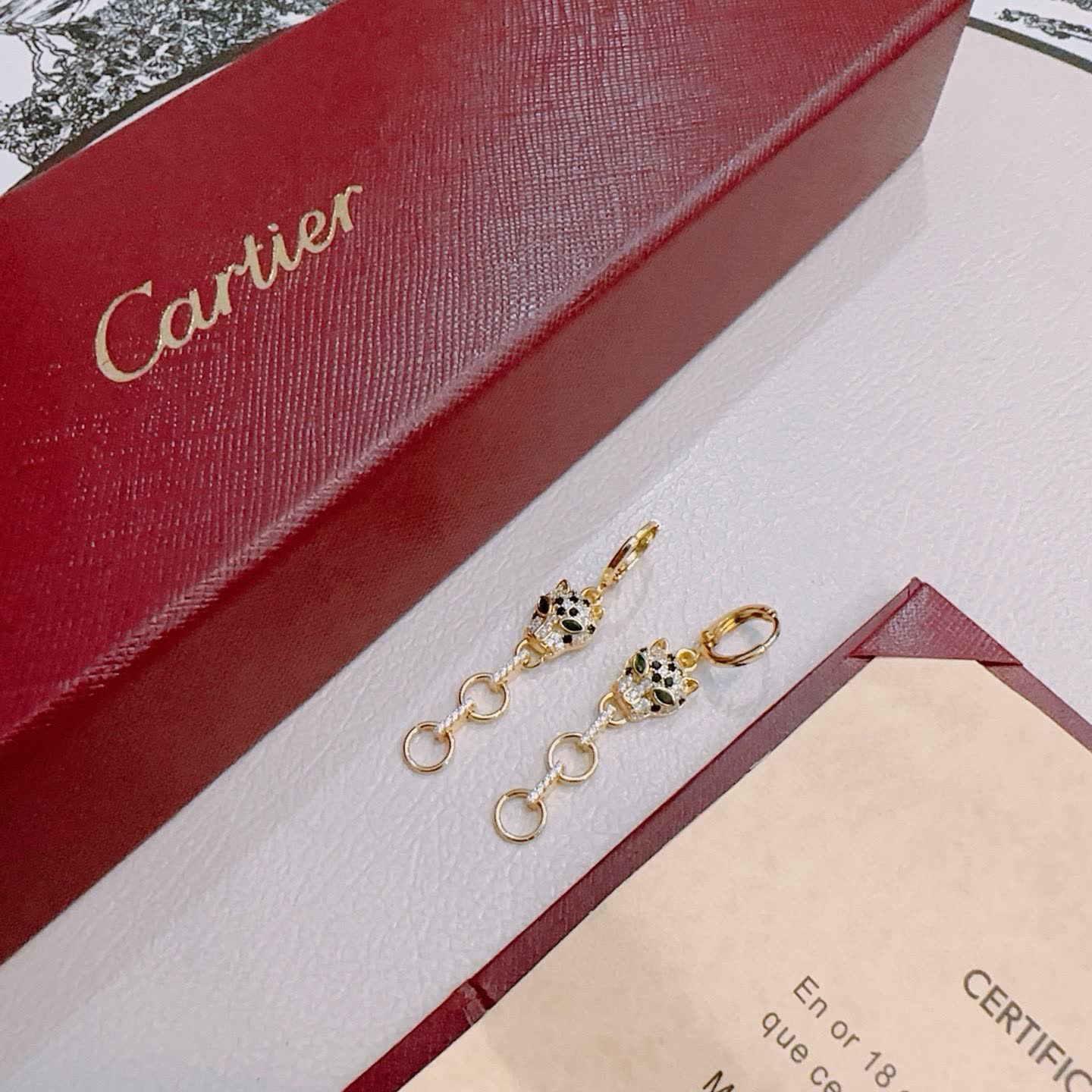 Cartier Leopard Earring Extender