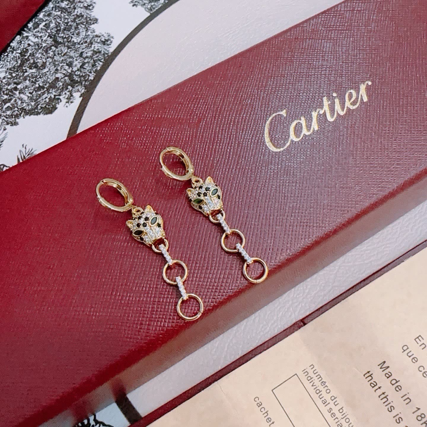Cartier Leopard Earring Extender