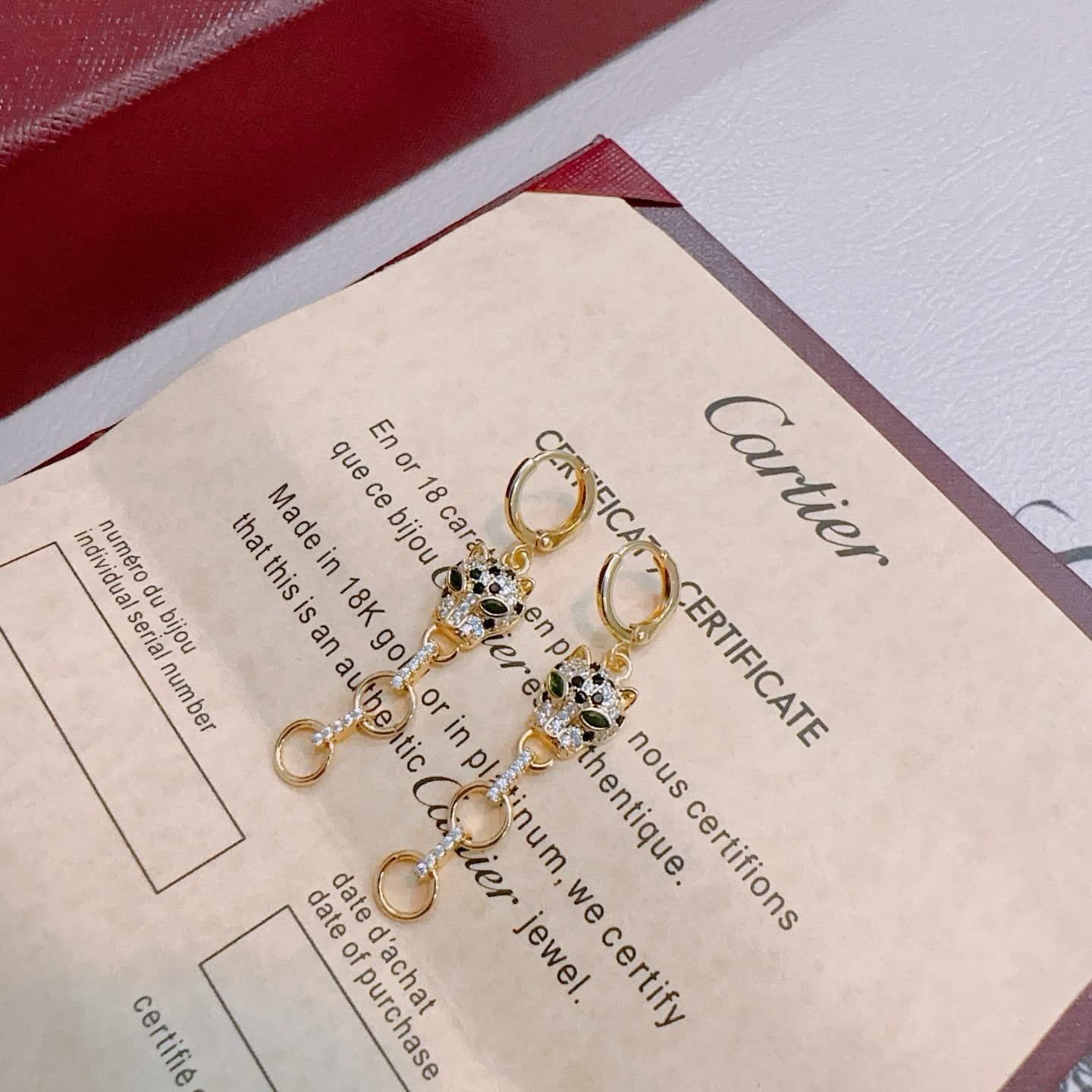 Cartier Leopard Earring Extender