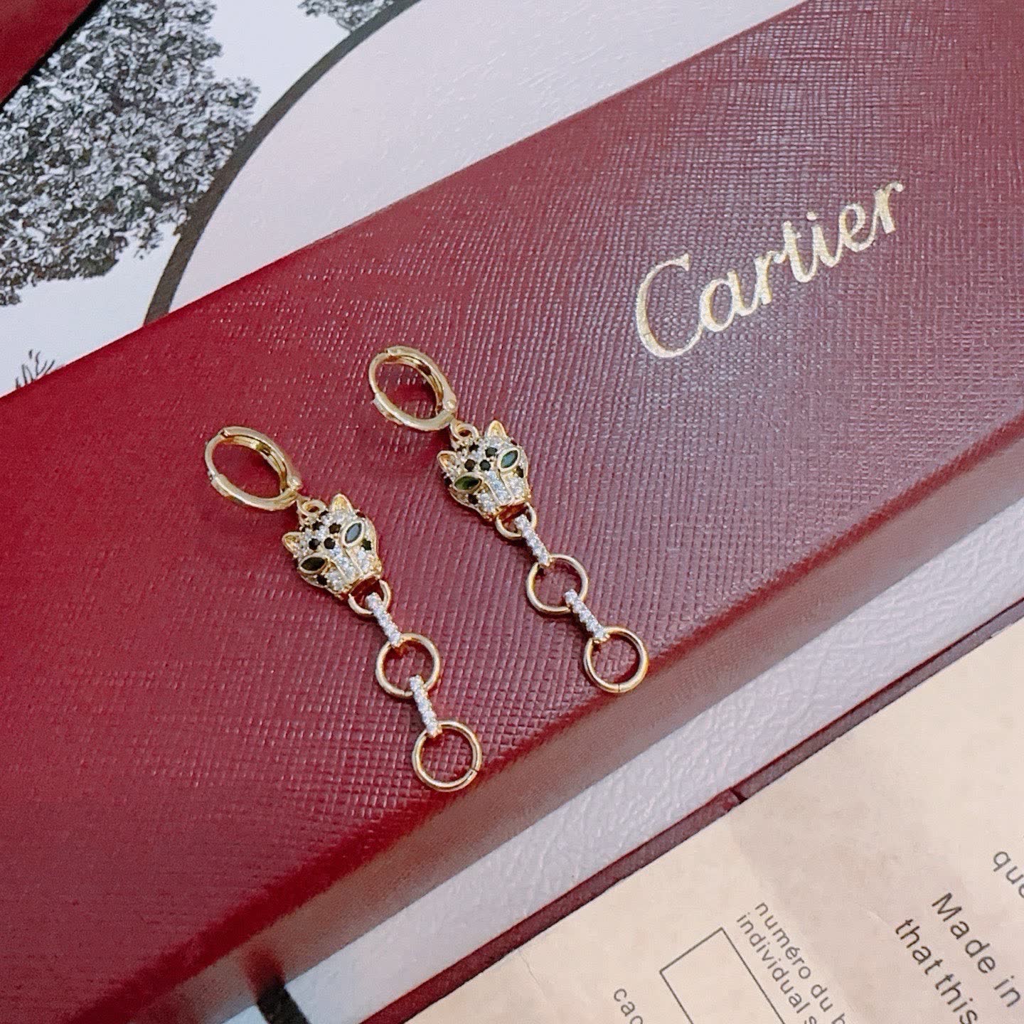 Cartier Leopard Earring Extender