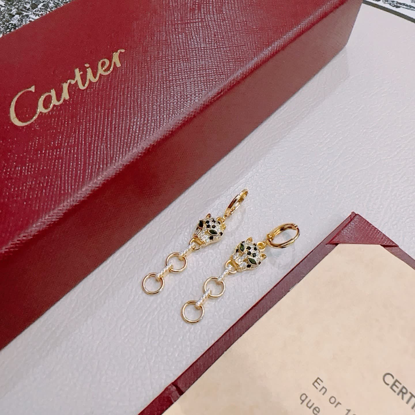 Cartier Leopard Earring Extender