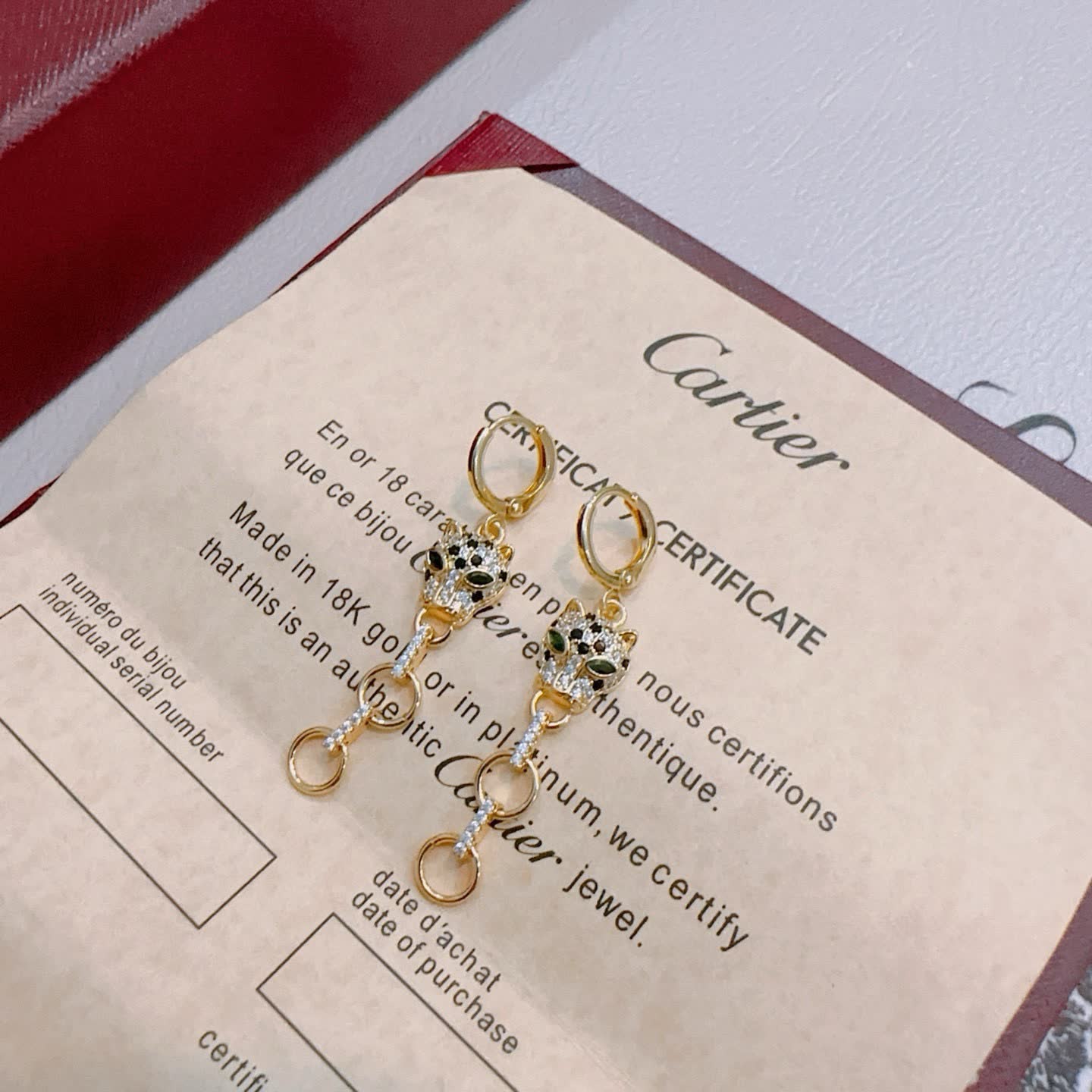 Cartier Leopard Earring Extender