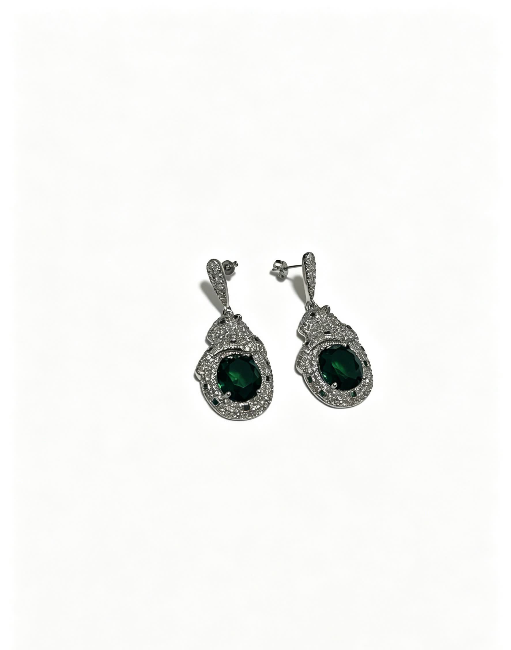 Cartier Emerald and Diamond Earrings