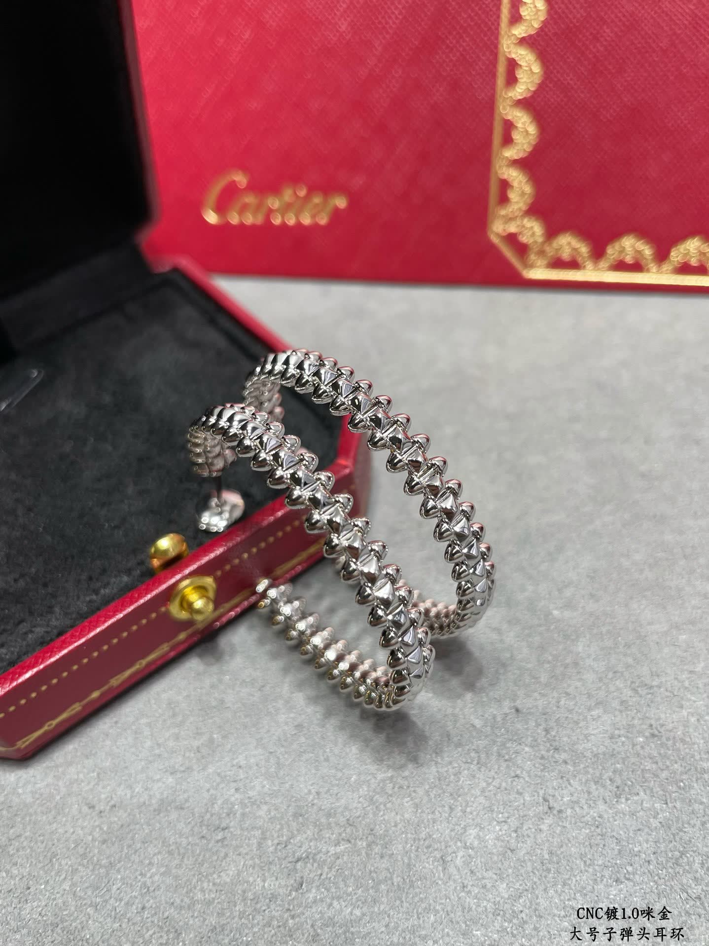 Cartier Gold Hoop Earrings