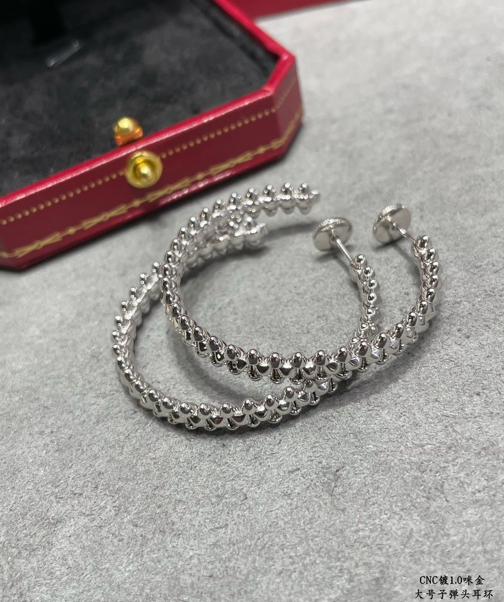 Cartier Gold Hoop Earrings