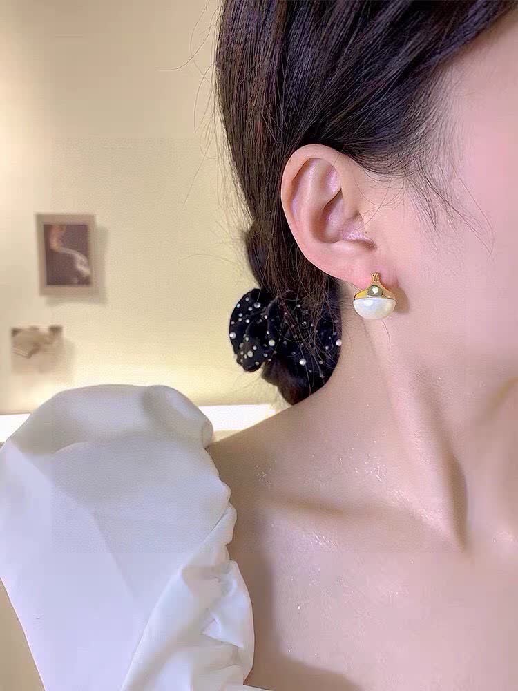 Celine Paris Pearl Earrings