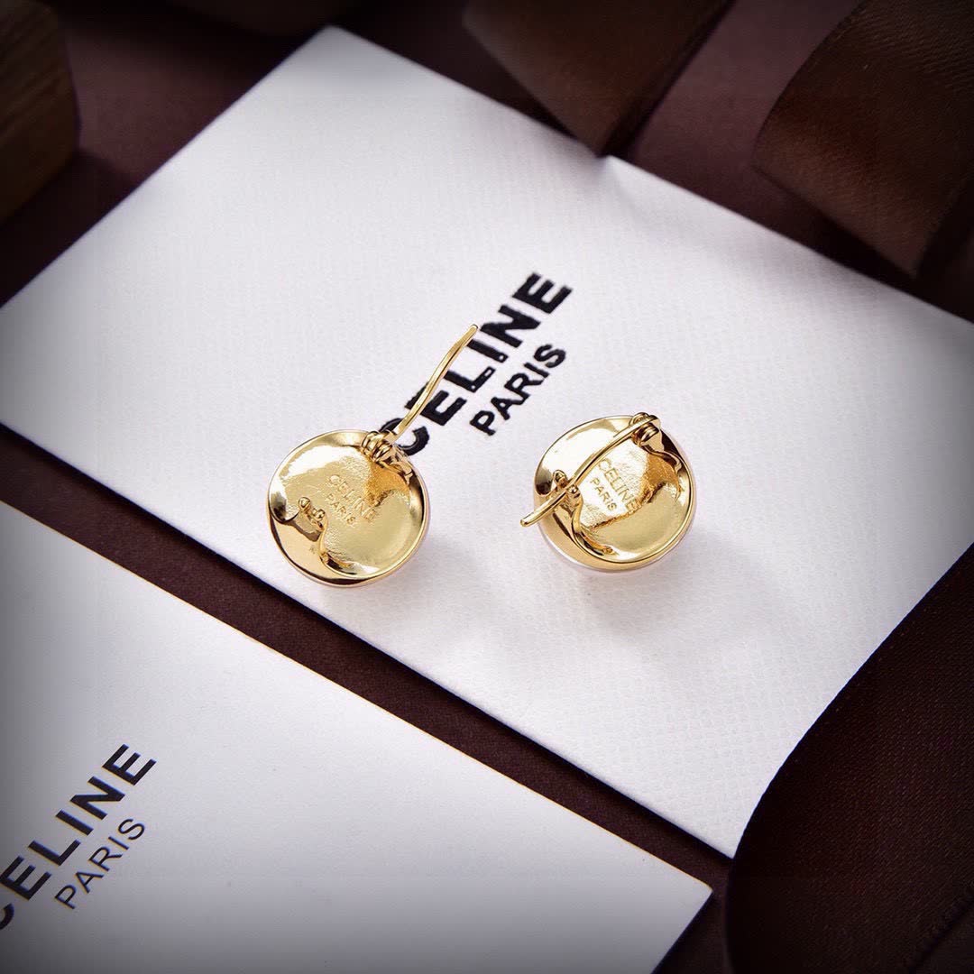 Celine Paris Pearl Earrings