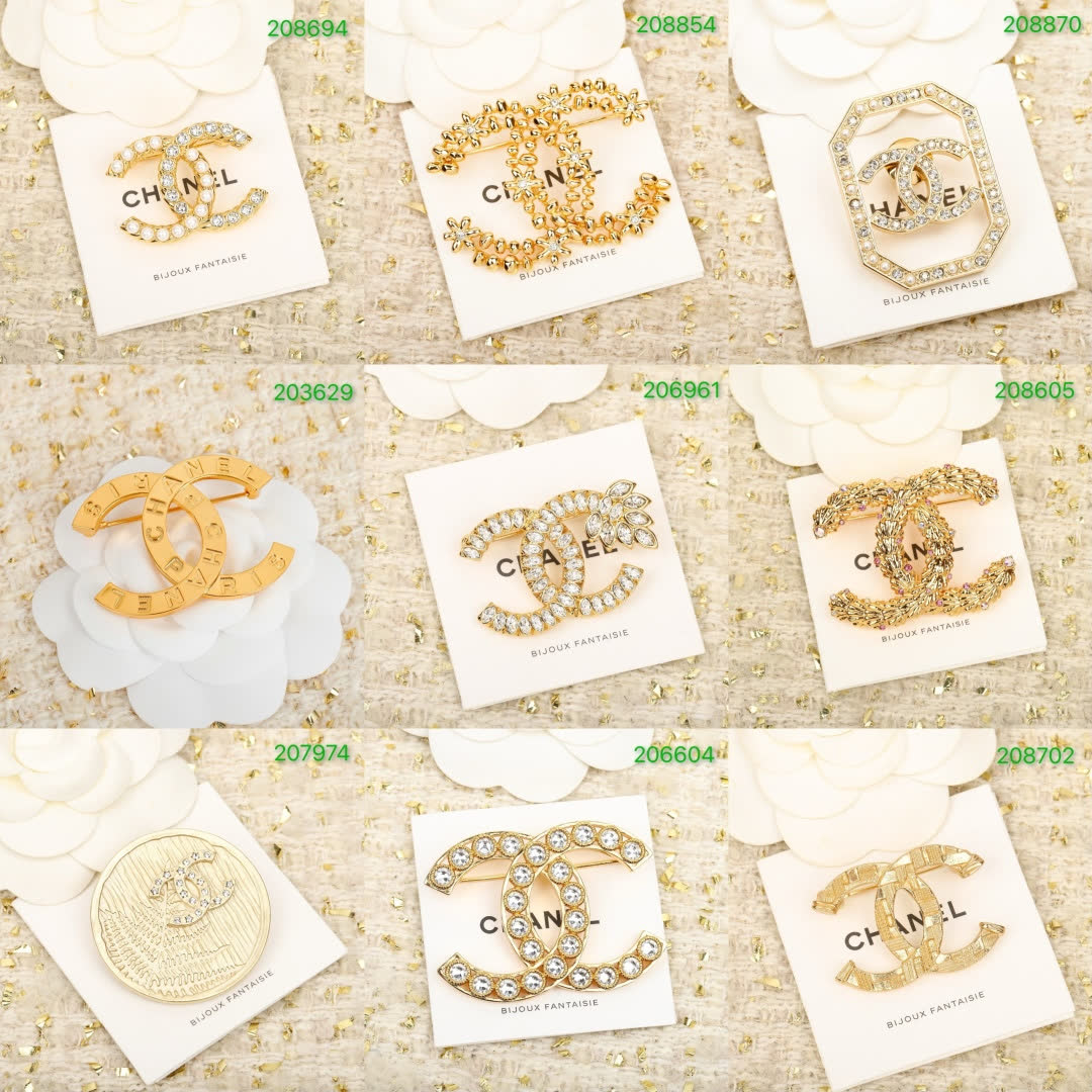 Celine Paris Gold Tone Geometric Earrings