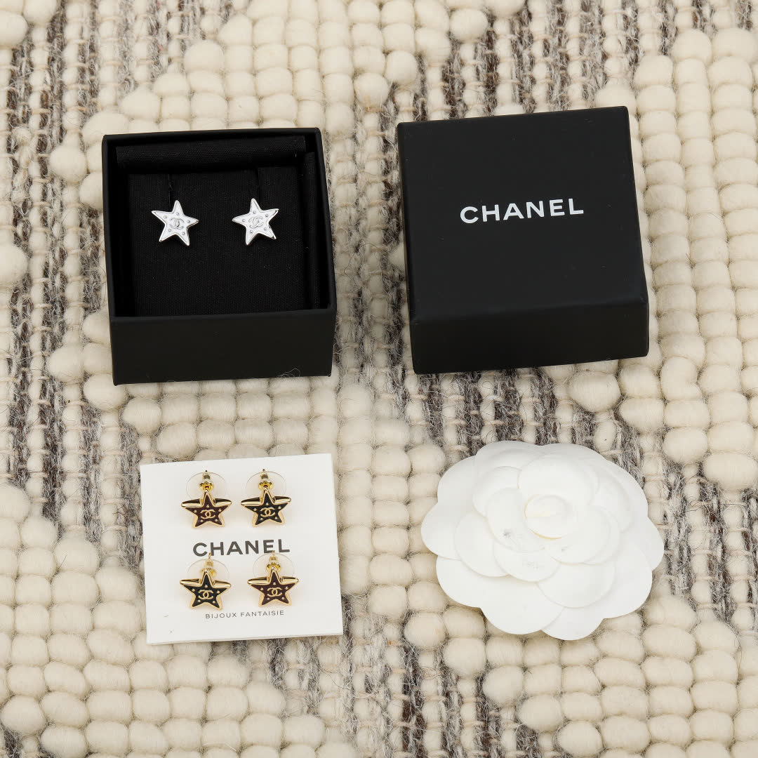 Chanel Star Earrings Chanel Star Earrings