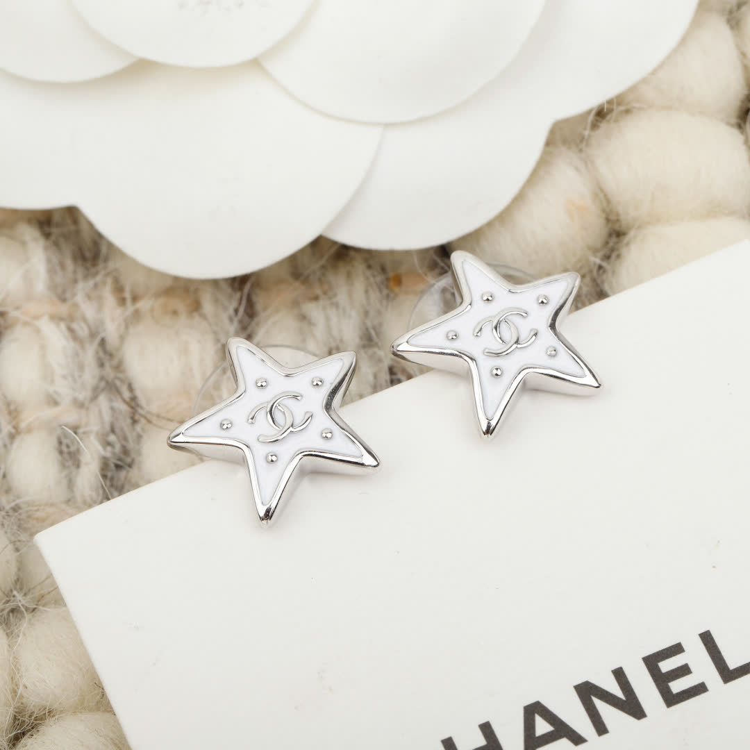 Chanel Star Earrings