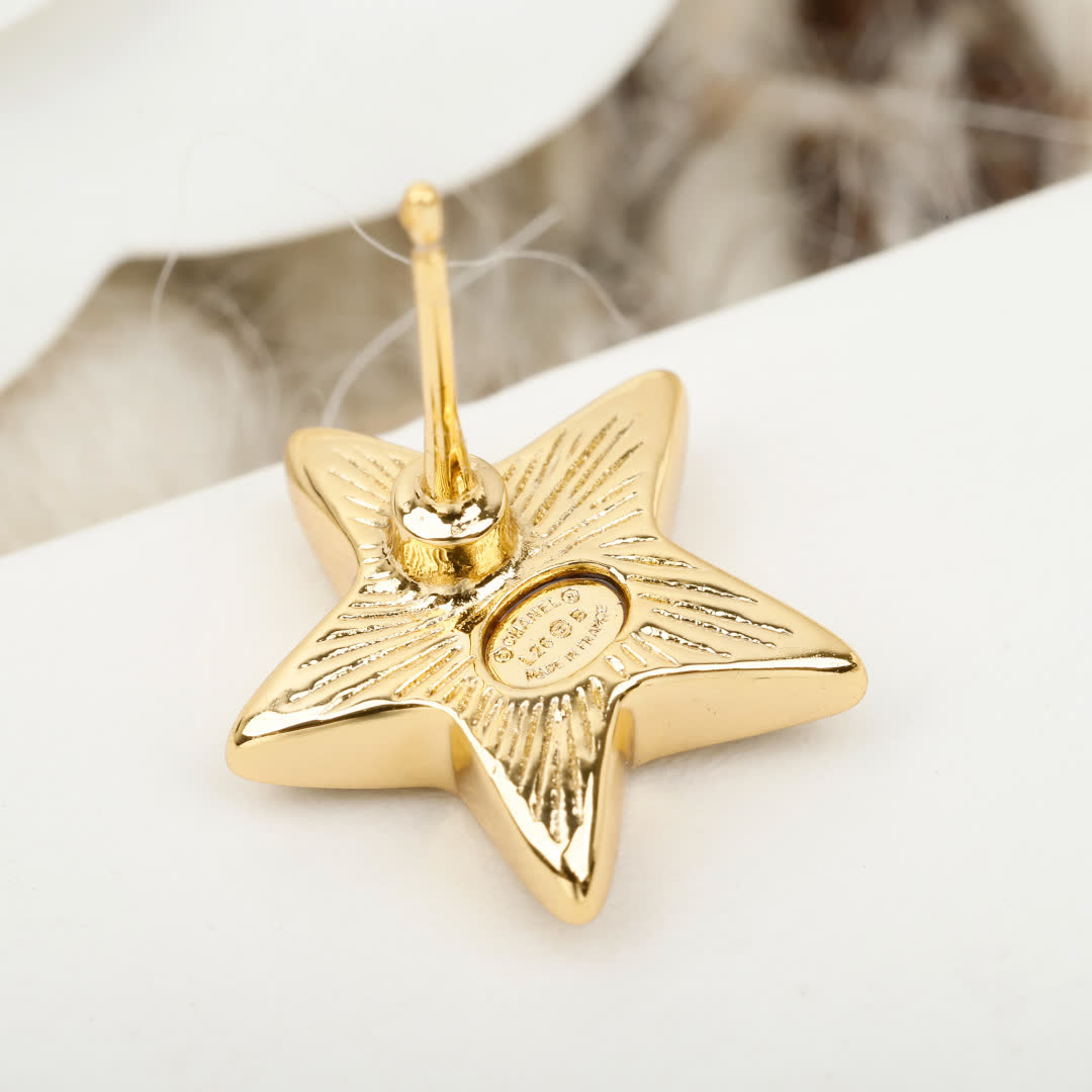 Chanel Star Earrings