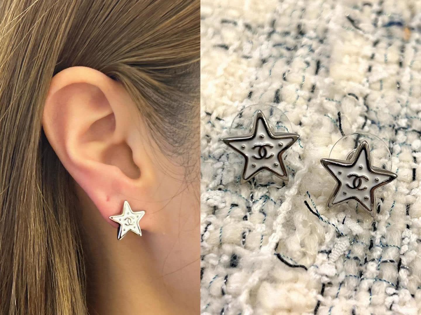 Chanel Star Earrings