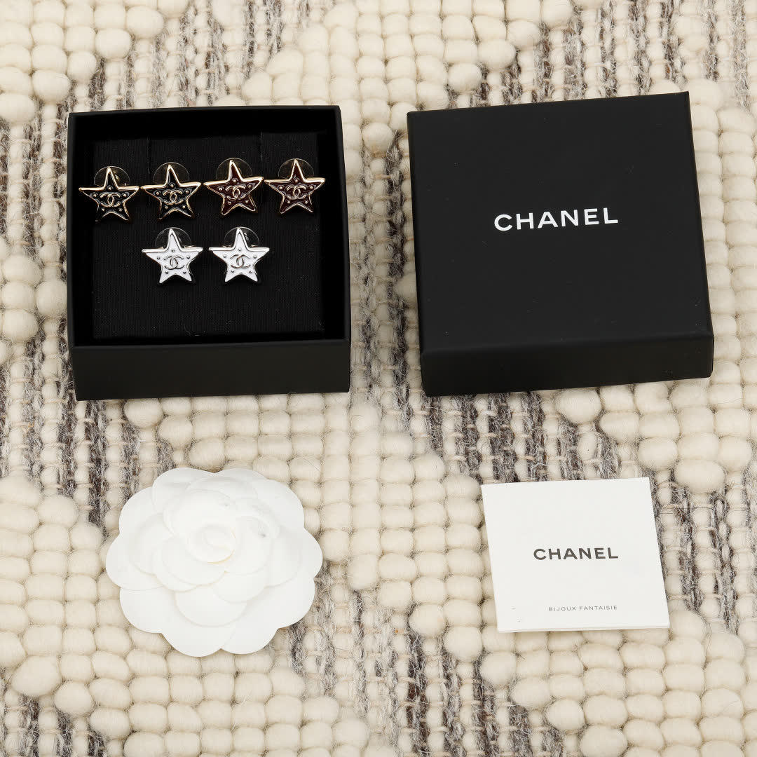 Chanel Star Stud Earrings Chanel Star Stud Earrings