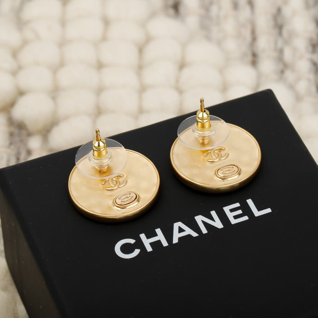 Chanel Coin Earrings