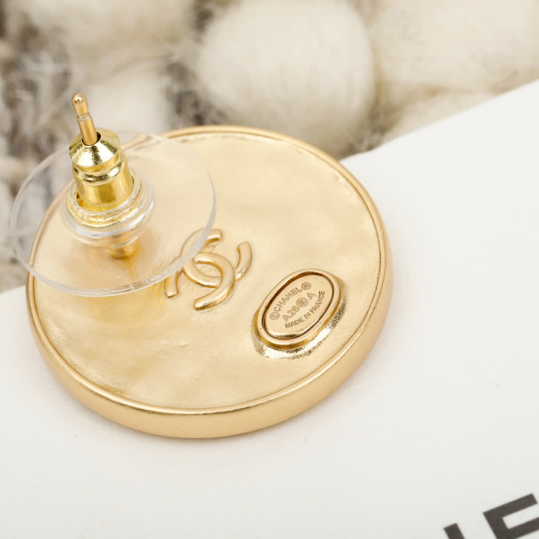 Chanel Coin Earrings