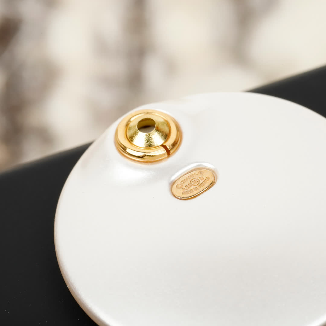 Chanel CC Logo Earrings