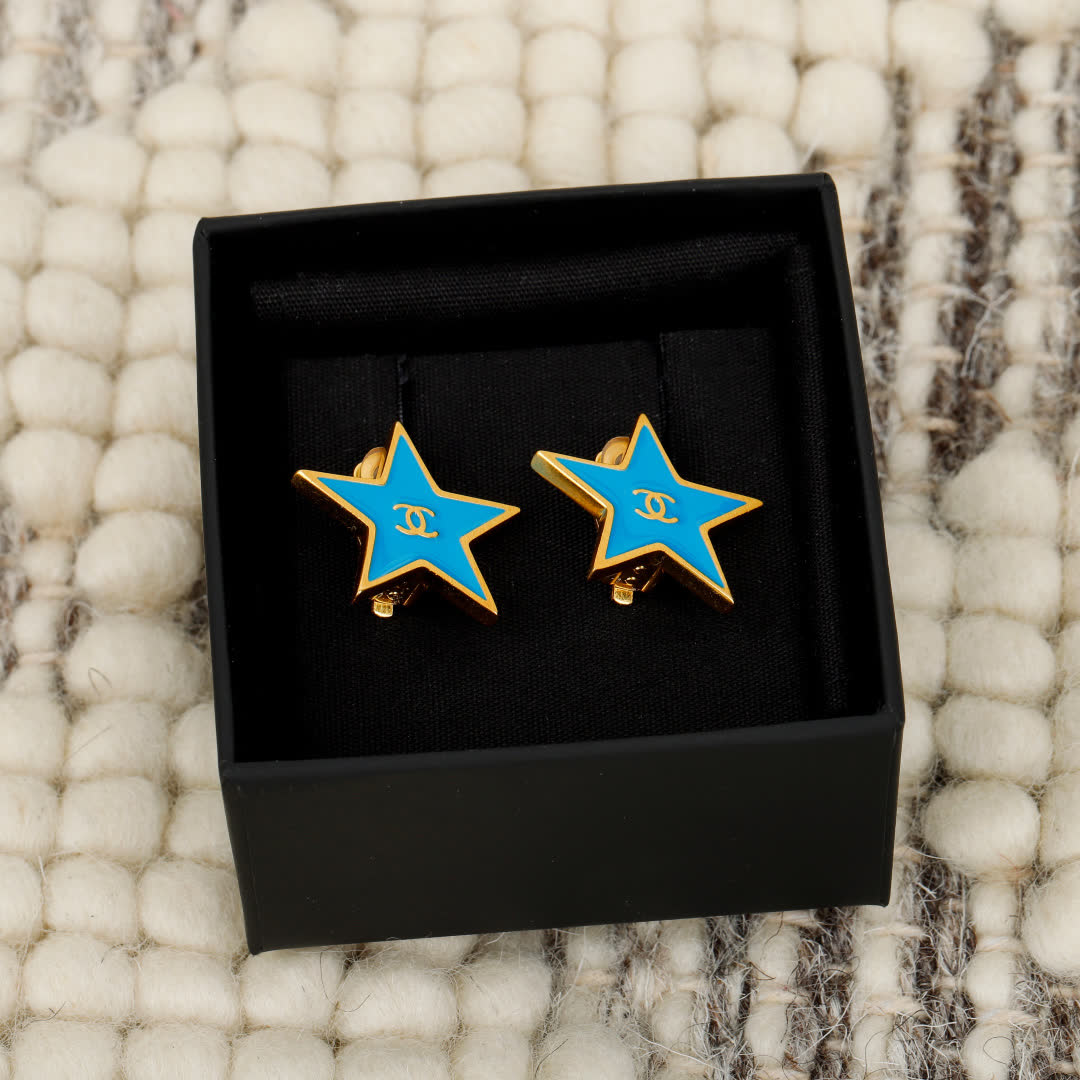 Chanel Star Earrings