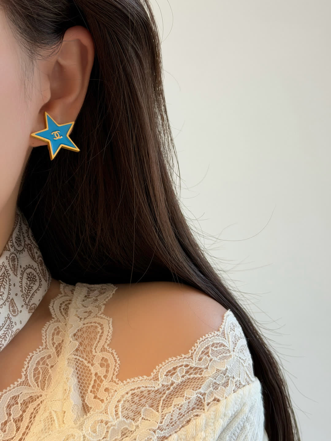 Chanel Star Earrings