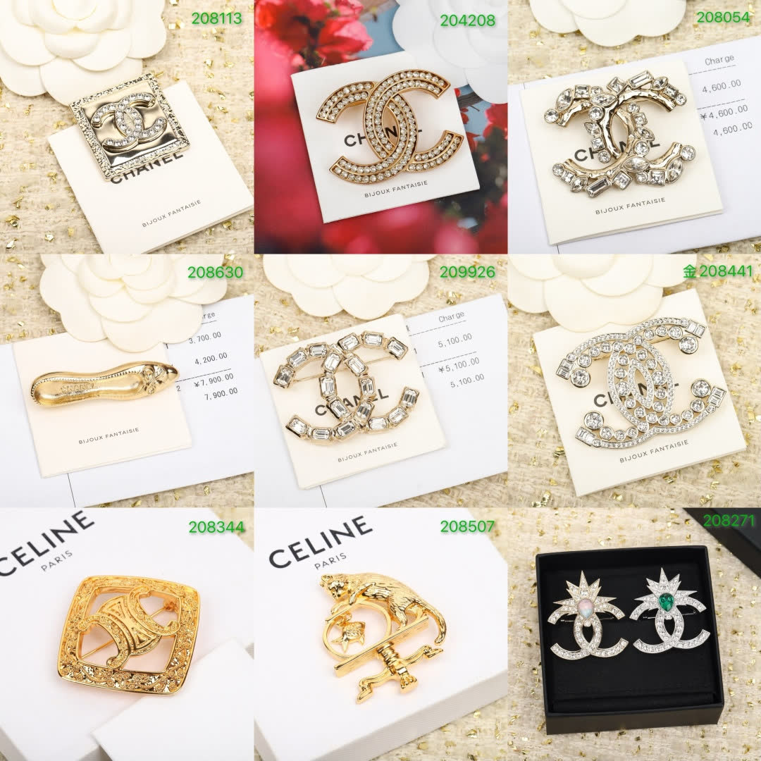 Chanel CC Logo Earrings