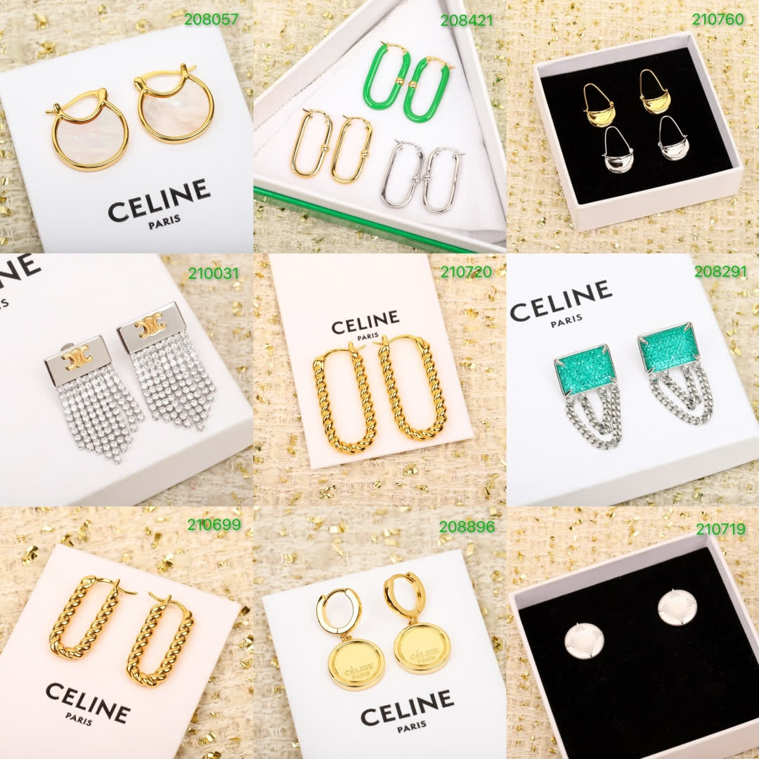 Chanel CC Logo Earrings